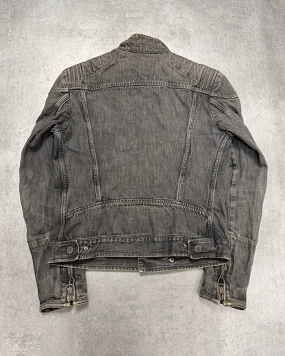 SS2002 Gucci Biker Pro Denim Jacket by Tom Ford (S)