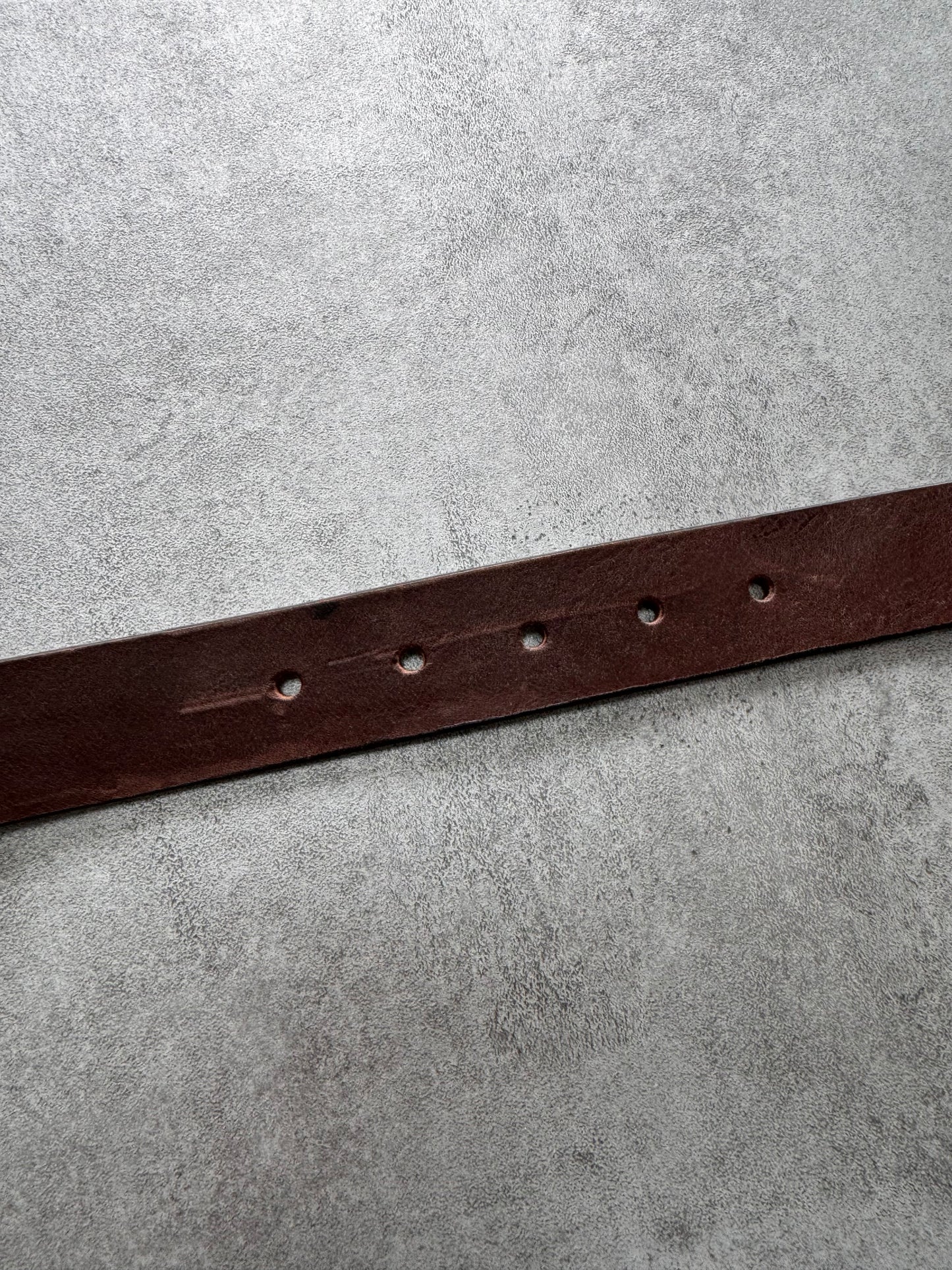 Cavalli Class Molding Buckle Leather Belt (OS)