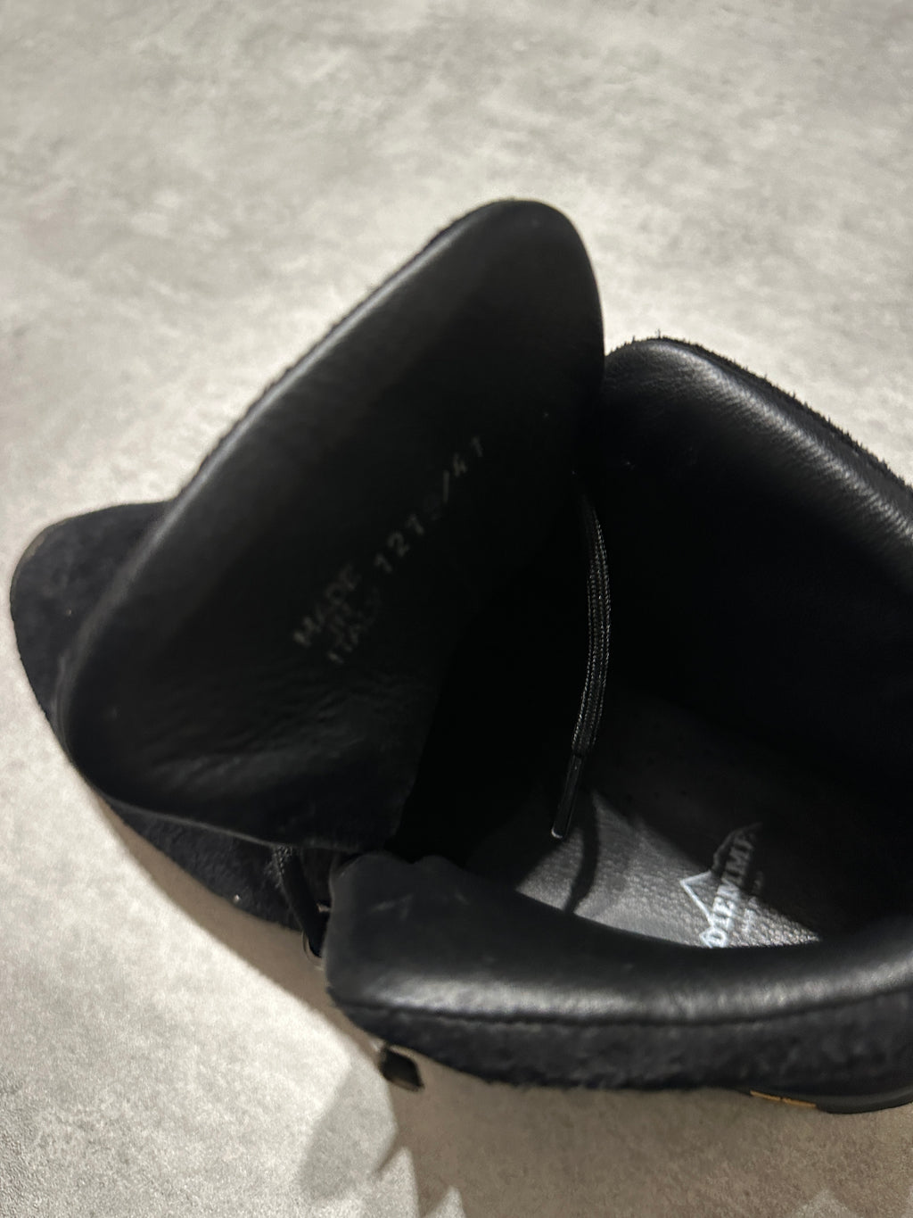 Diemme Suede Leather Vibram Black Hiking Boots