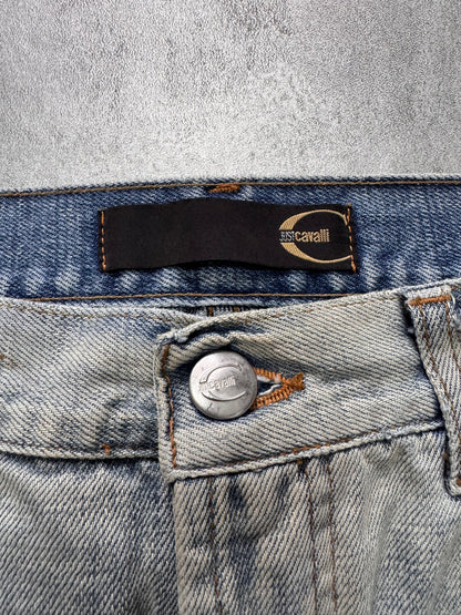 2000s Cavalli Shadow Faded Denim Jeans (XS)