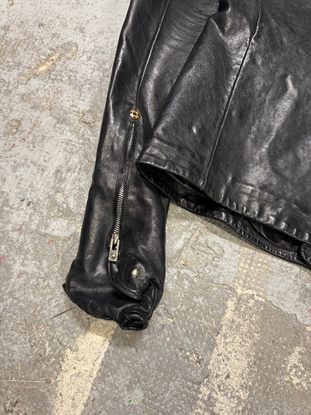 Carol Christian Poell Gloved Prosthetic Elbow Black Leather Jacket