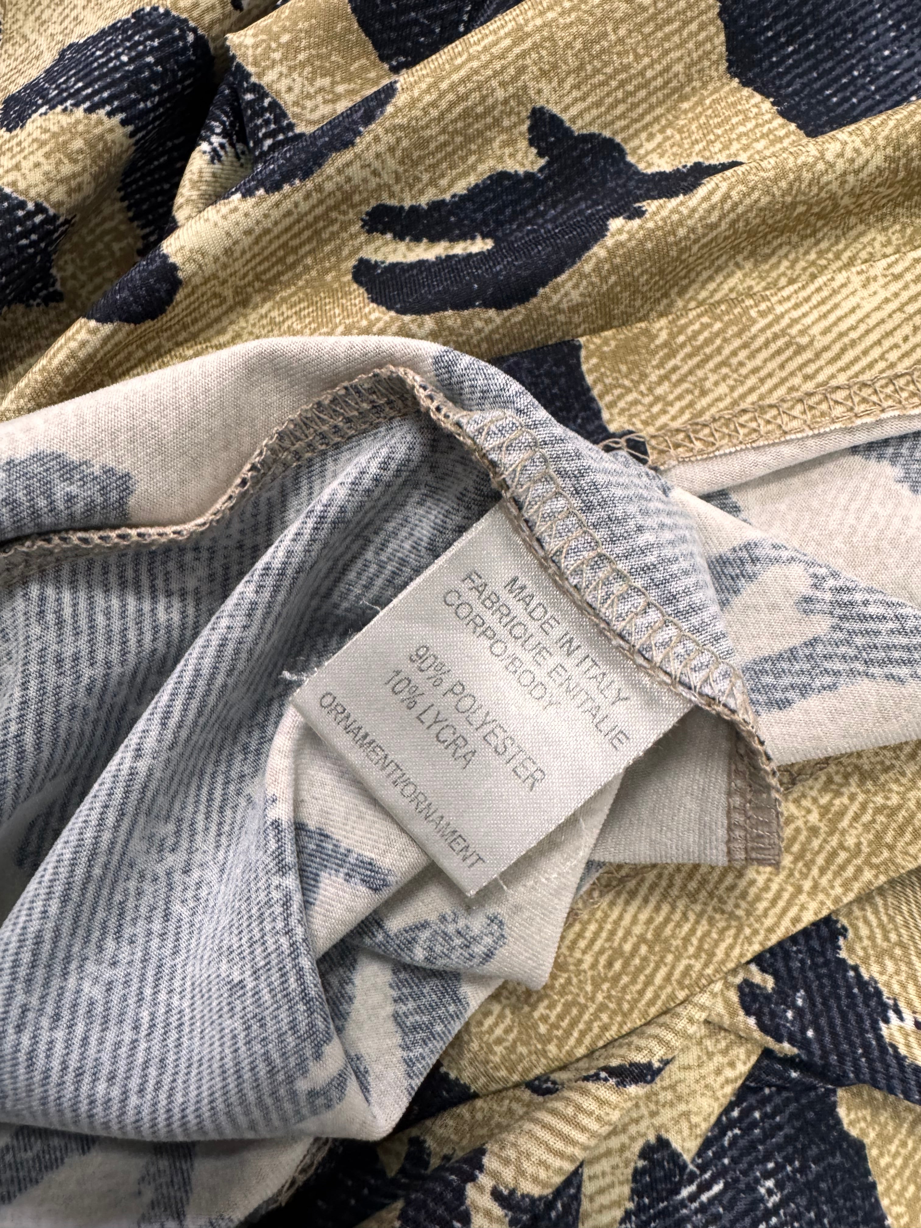 2000s Cavalli Hunter Camouflage Tee