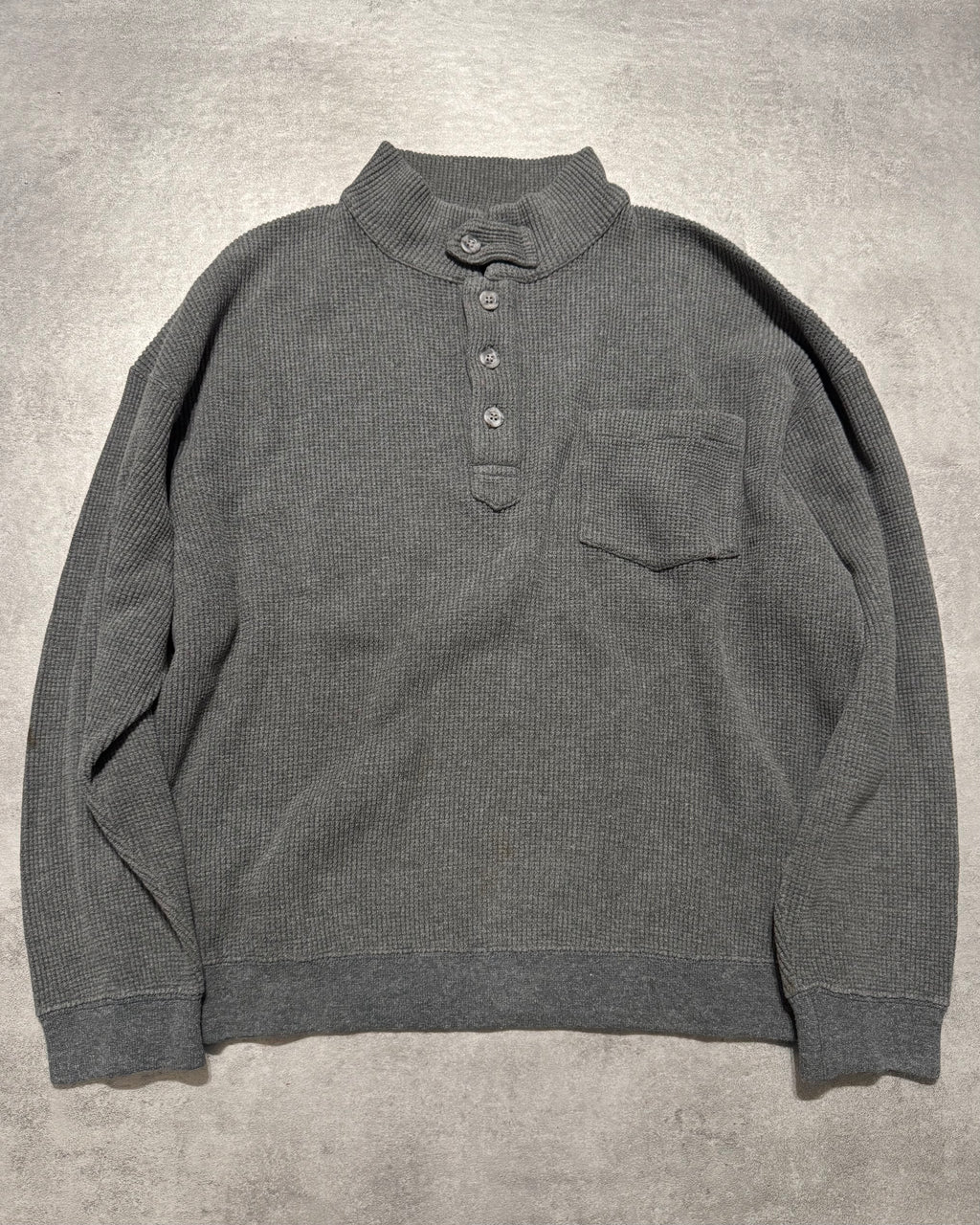 1990s Giorgio Armani Grey Buttoned Longsleeves