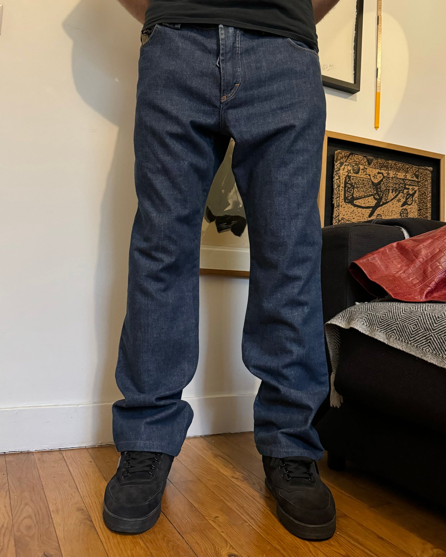 AW2004 Dolce & Gabbana Brut Denim Jeans  (XL)