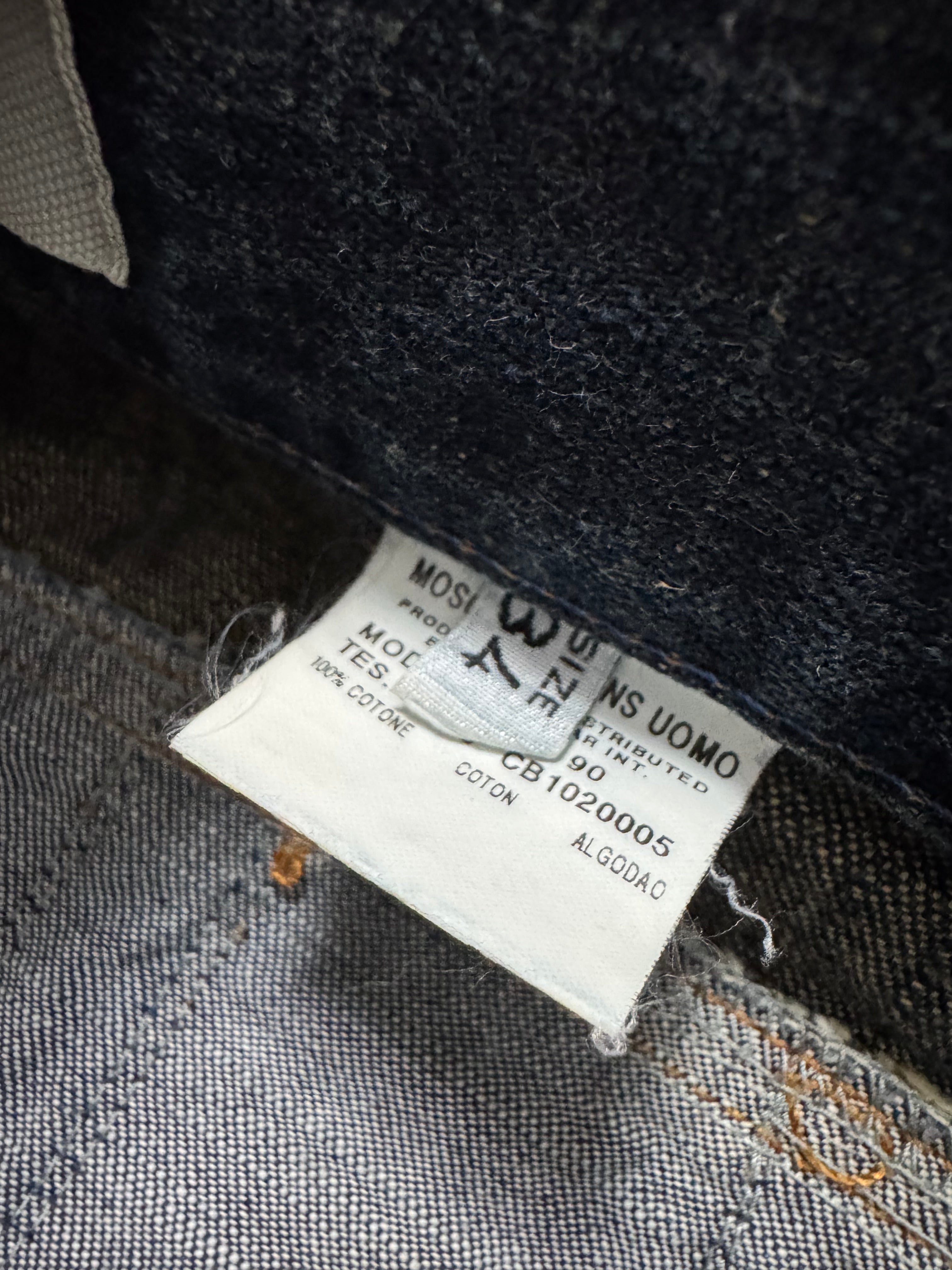 2000s Moschino Layered Faded Denim Jacket & Jeans Set