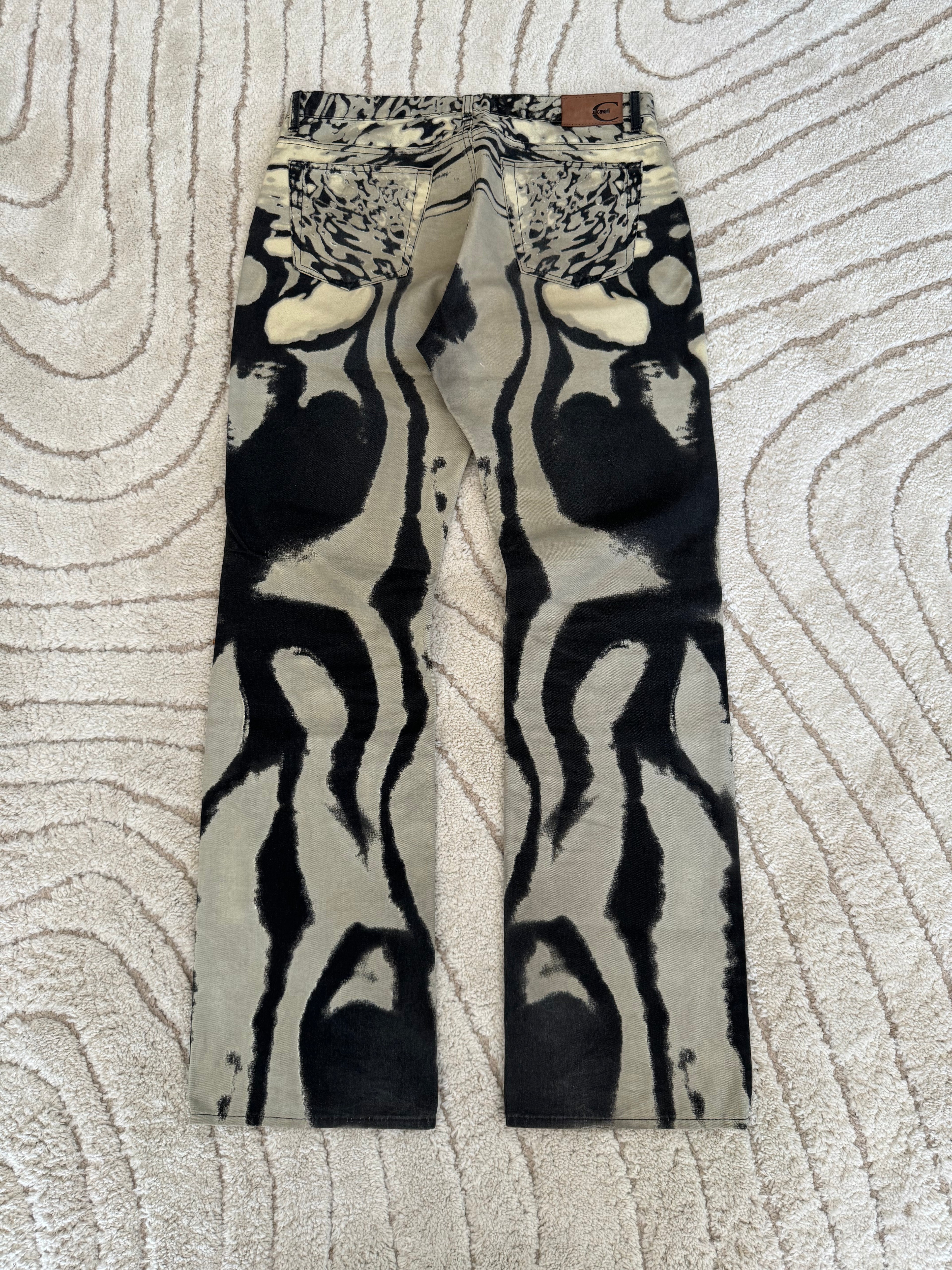 SS2002 Cavalli Zebra Hallucination Pants (M/L)