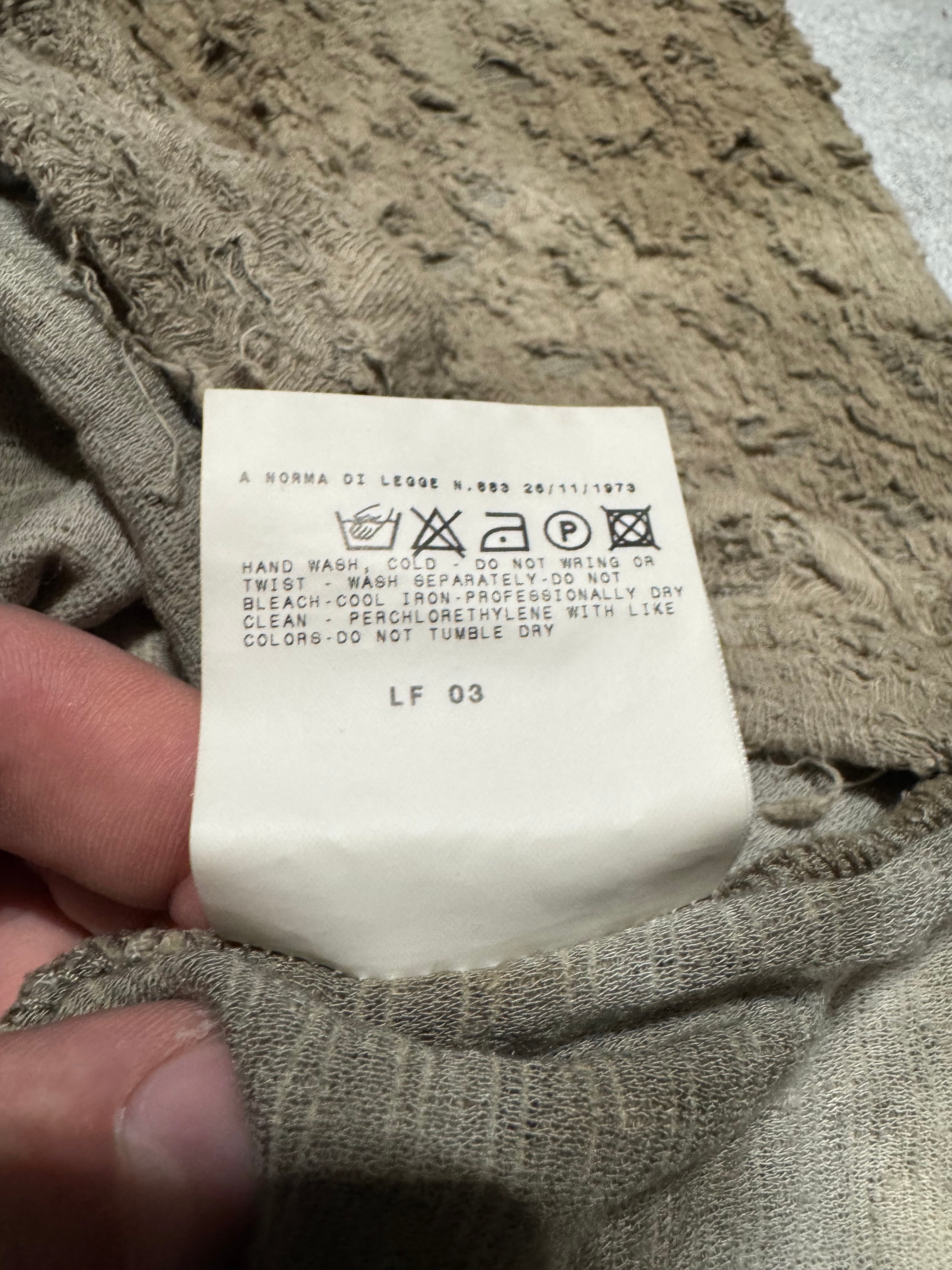 AW2003 Cavalli Destroyed Faded Stained Longsleeves