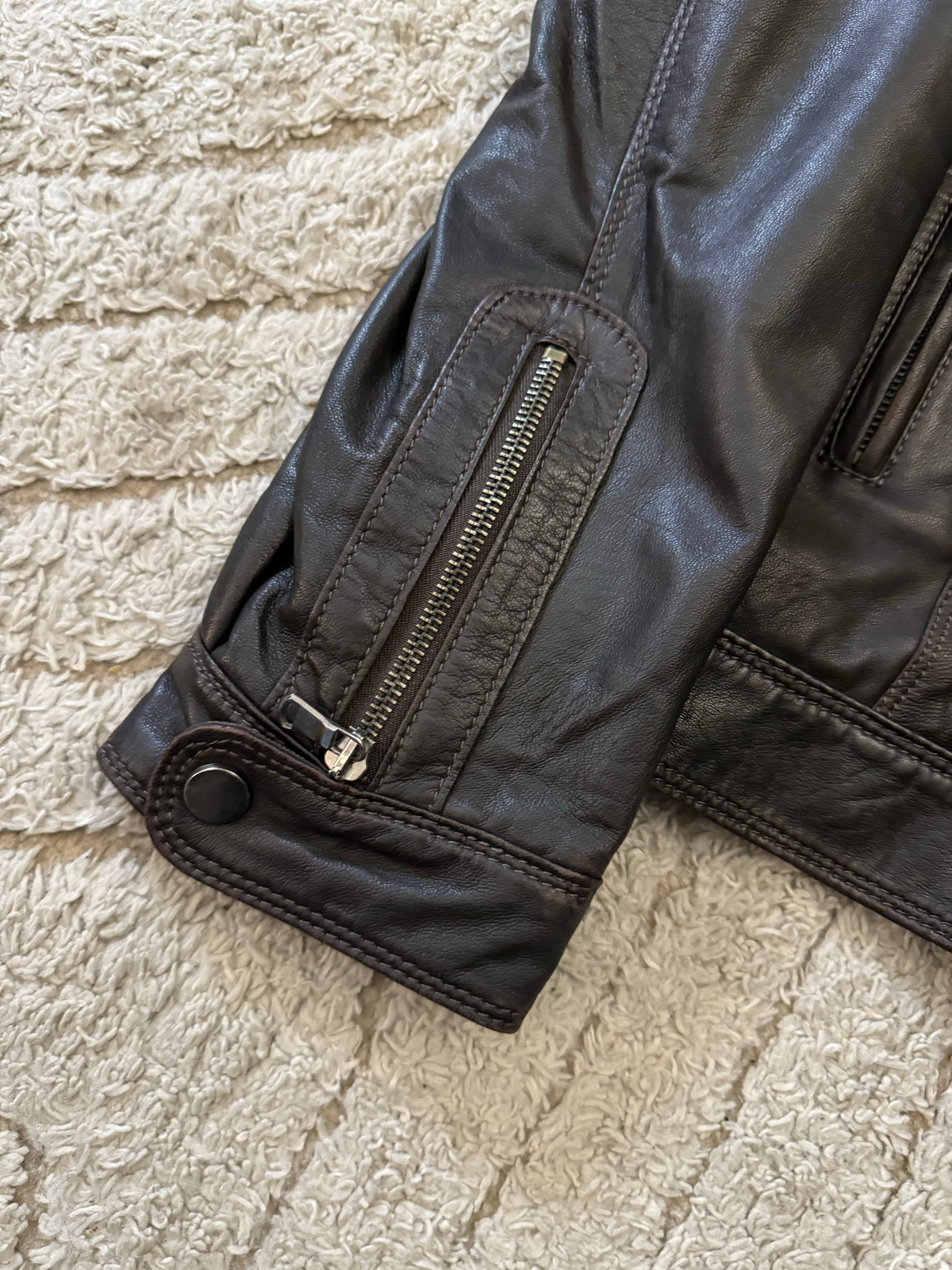 00年代 ドルチェ&amp;ガッバーナ モトレザージャケット(S)