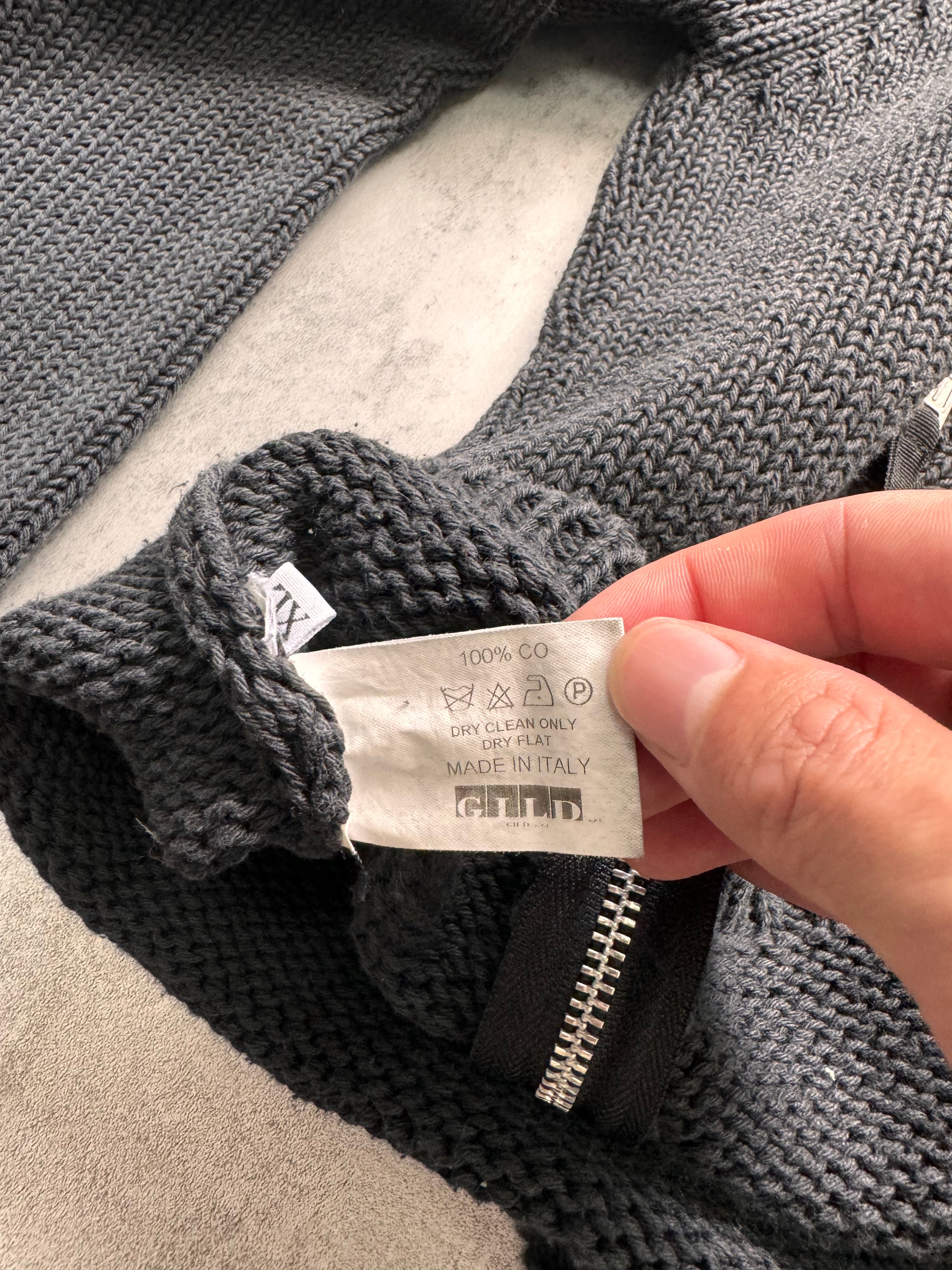 2000s Moschino Double Zip Sweater