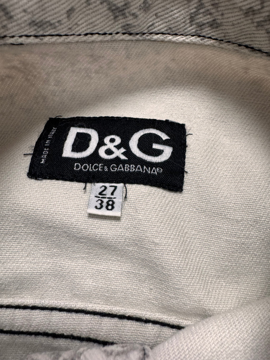 2000s Dolce & Gabbana Camouflage Light Cropped Jacket