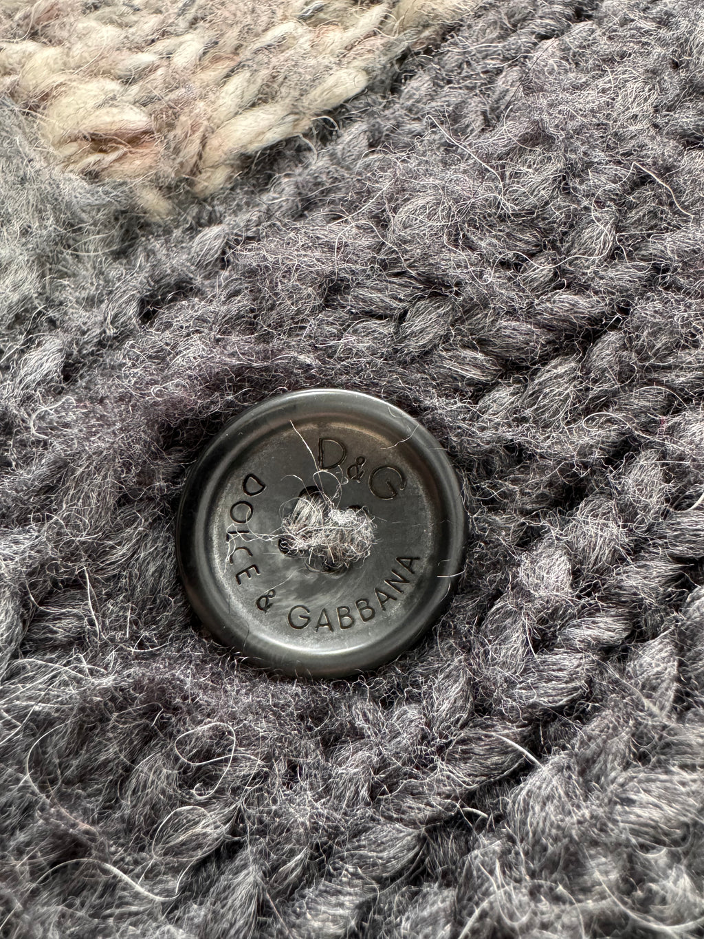 FW2008 Dolce & Gabbana Patched Wool Cardigan Jacket