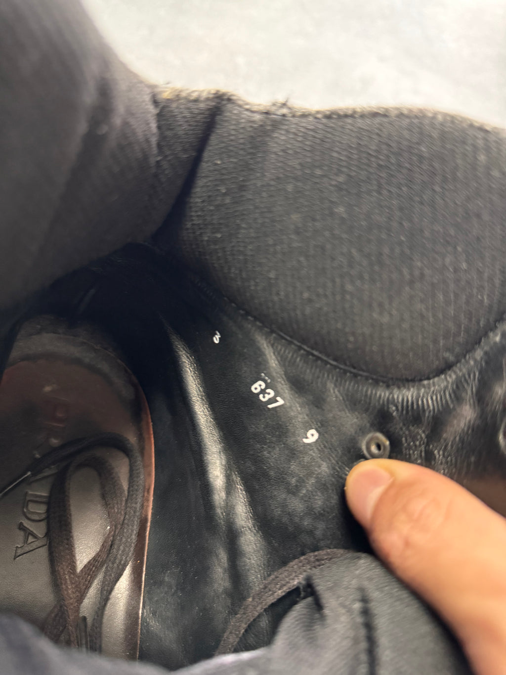 FW1999 Prada Brown Leather Hiking Boots