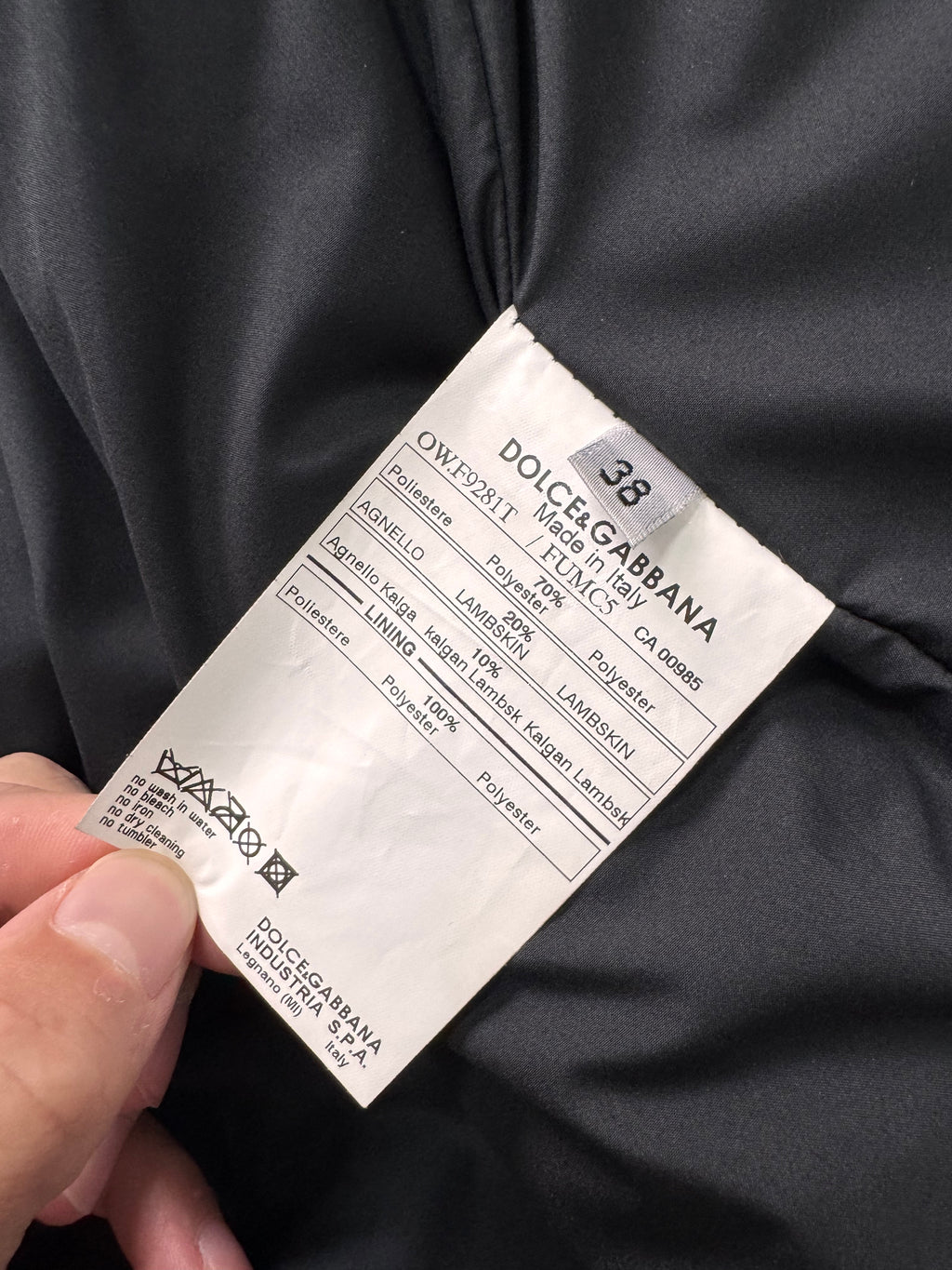 2000s Dolce & Gabbana Shearling Hybrid Bomber Jacket