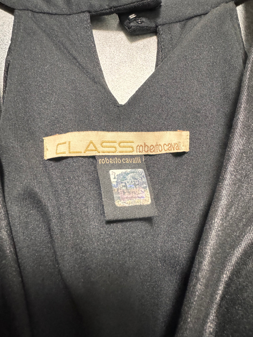 Roberto Cavalli Class Black Long Dress