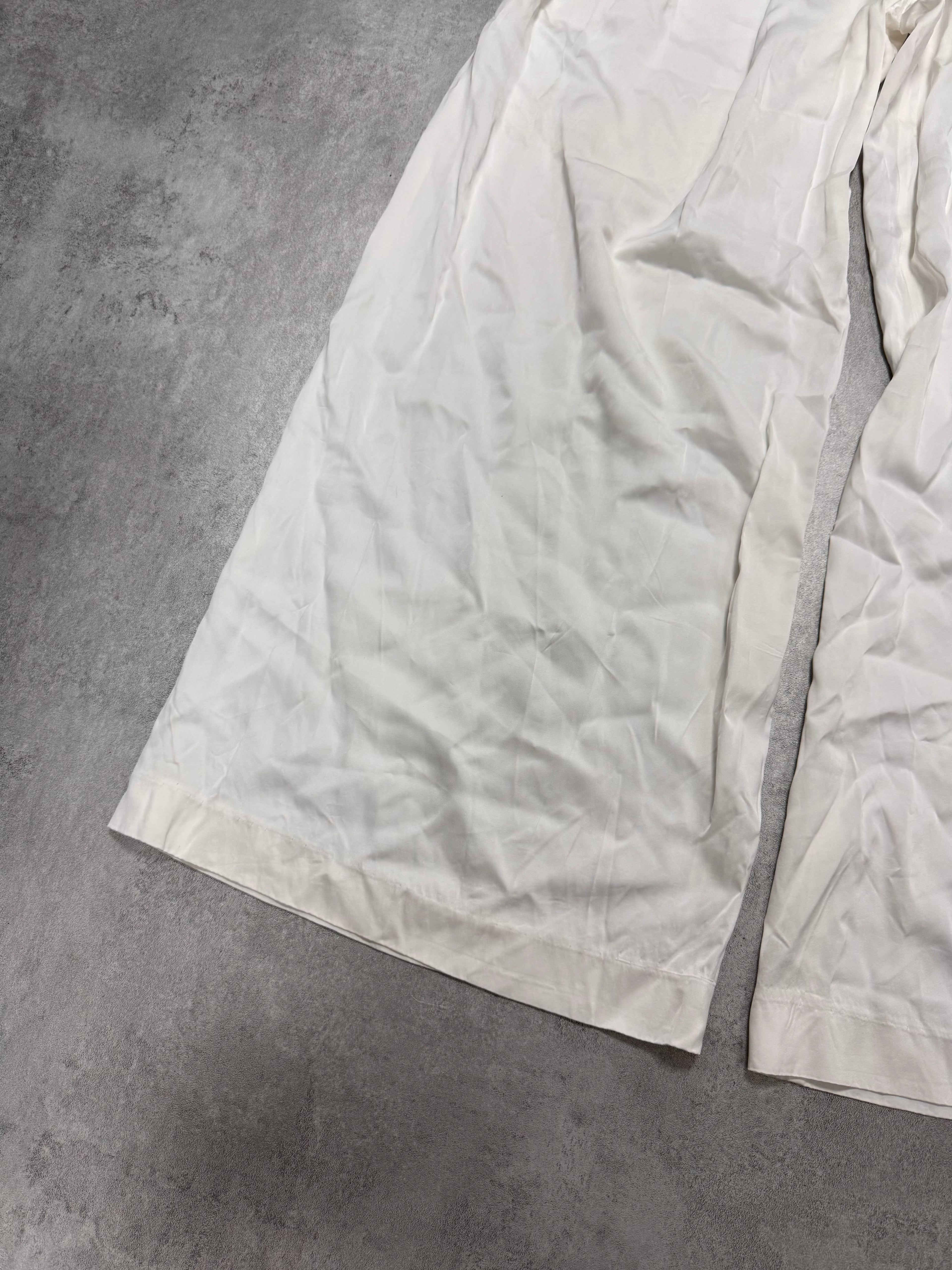 SS2005 Emporio Armani Wide Light White Pants