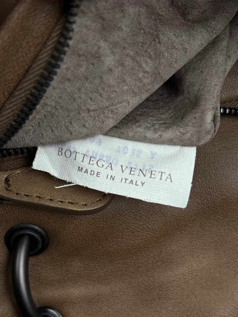 SS2009 Bottega Veneta Taupe Brown Leather Intrecciato Fringe Shoulder Bag EMqFweiu 16