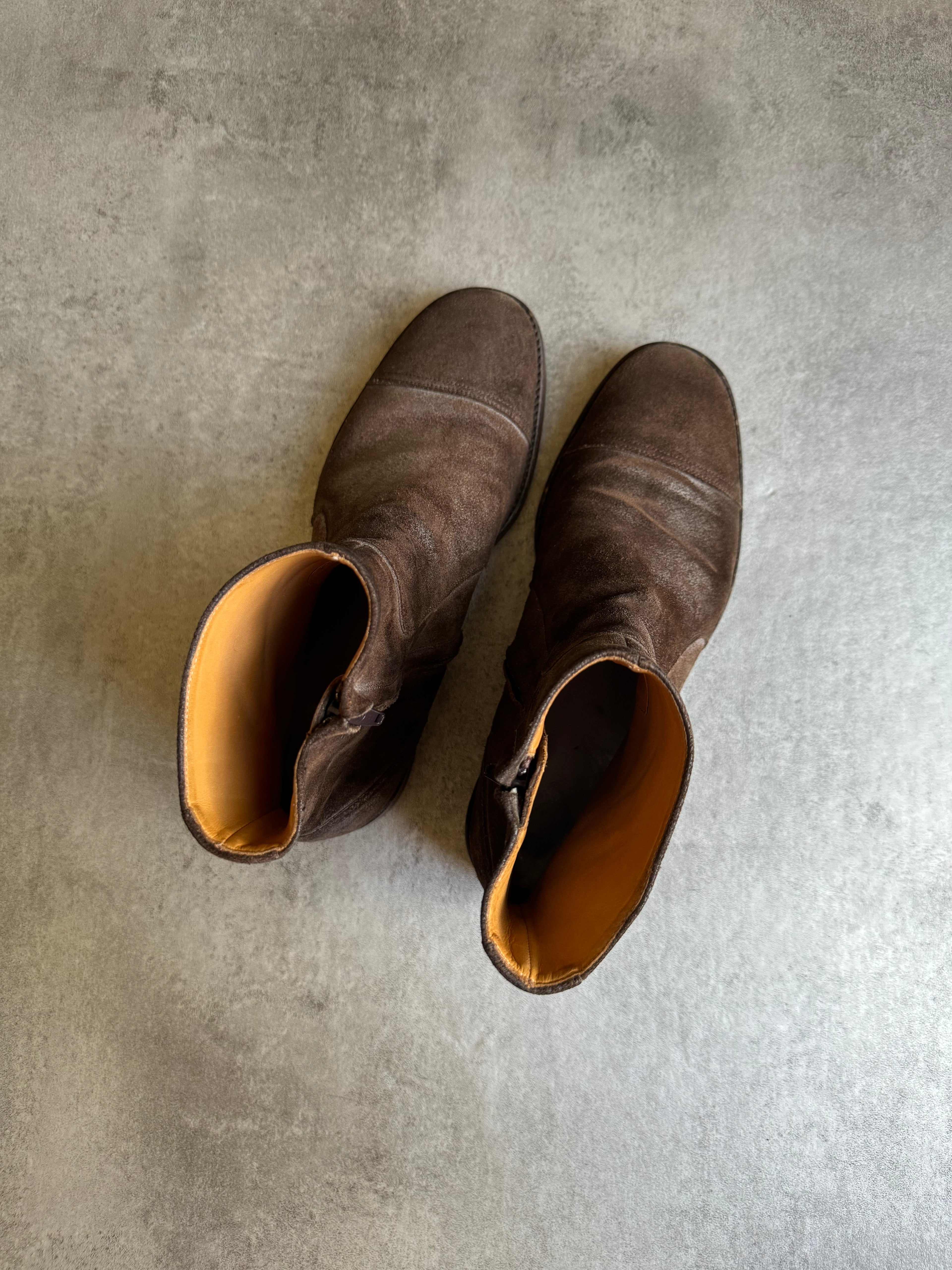 Maison Margiela Brown Leather Boots (40) - 8