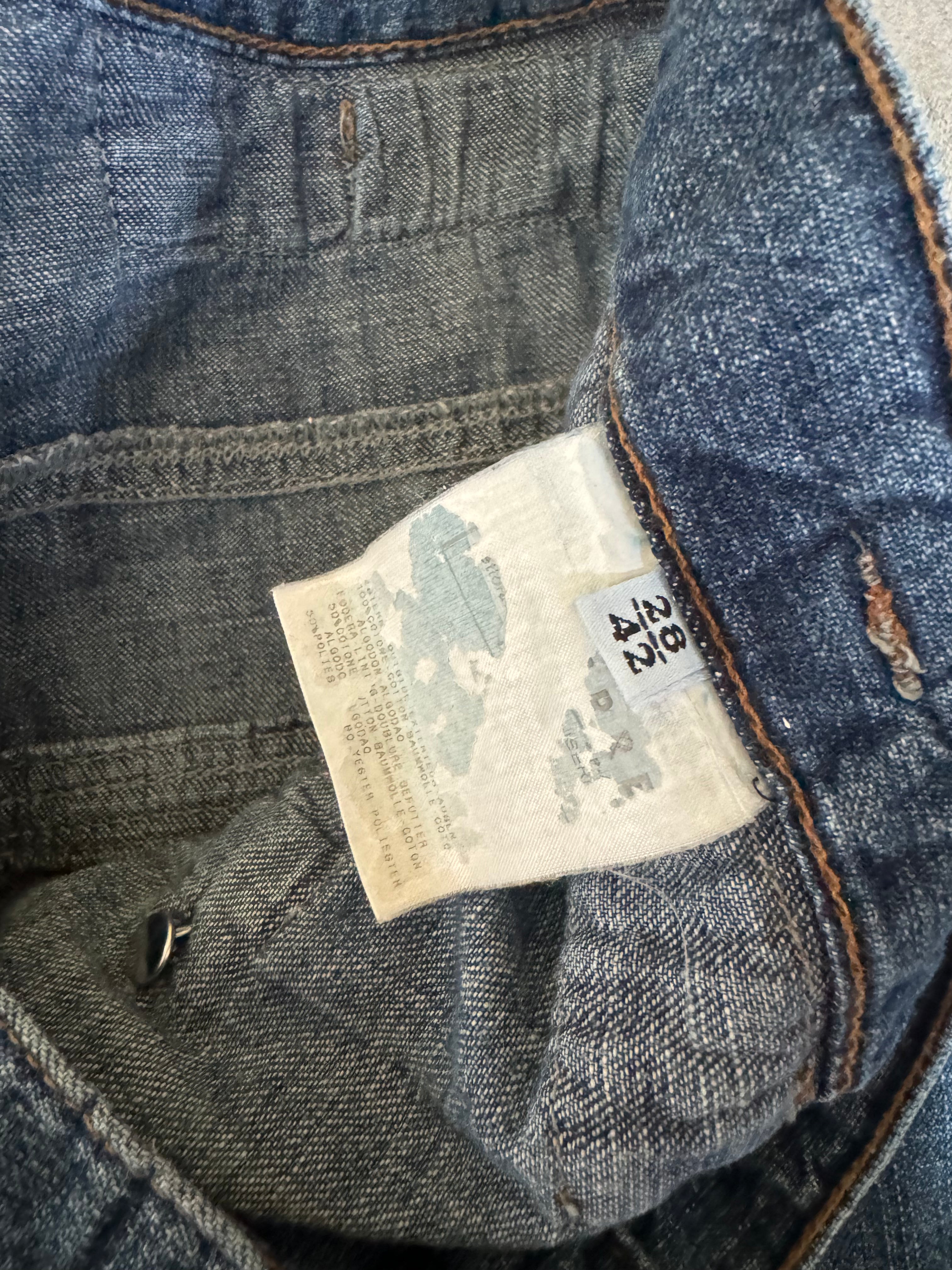 SS2004 Dolce & Gabbana Flared Denim Pants (M) - 5