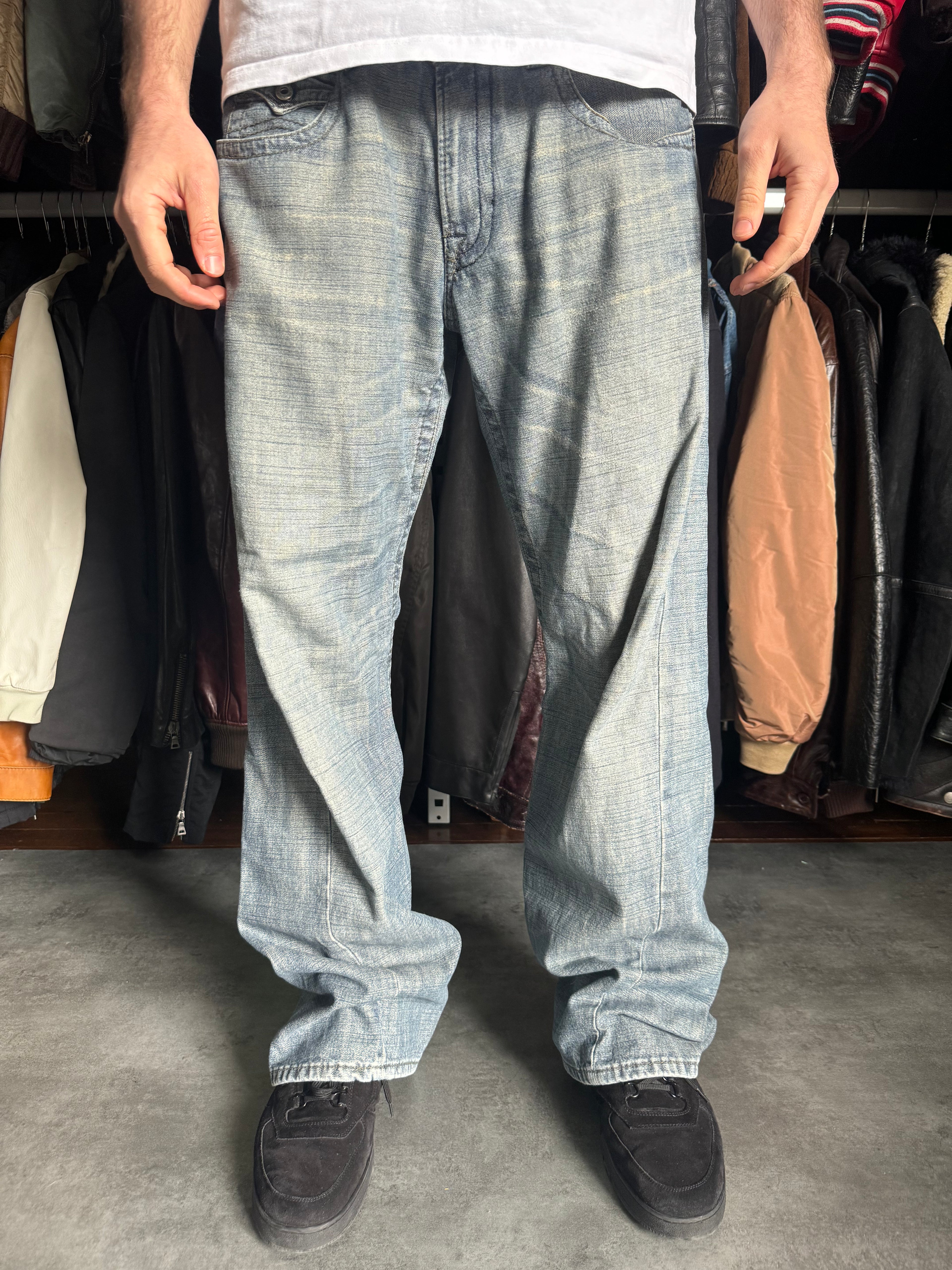 2000s Armani Relaxed Large Straight Jeans (XL) - 2