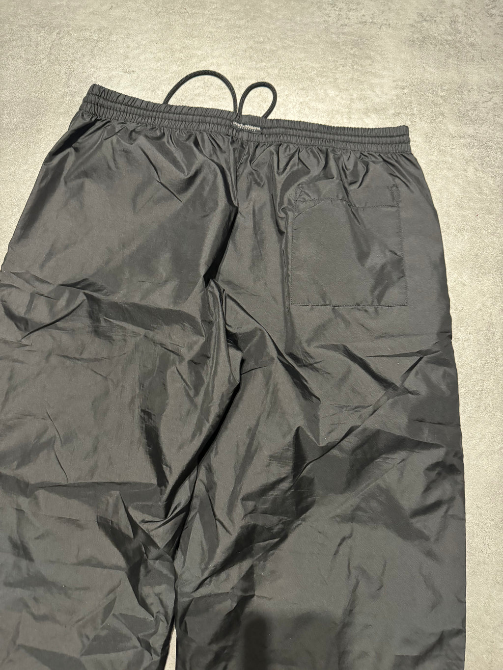 2000s Dolce & Gabbana Black Cozy Straight Jogging Pants (M) - 3