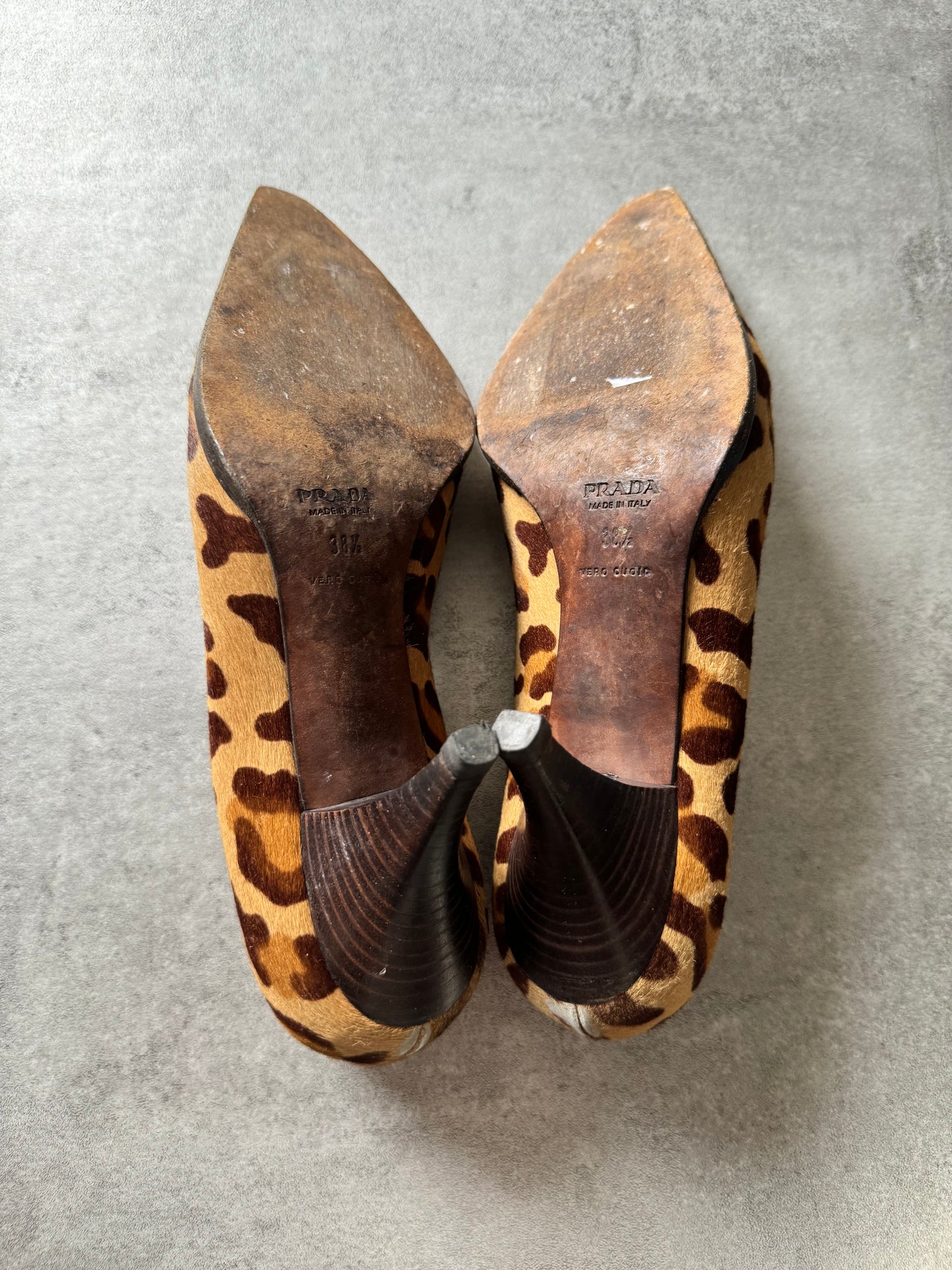 Prada Leopard Chic Heels (38,5) - 6