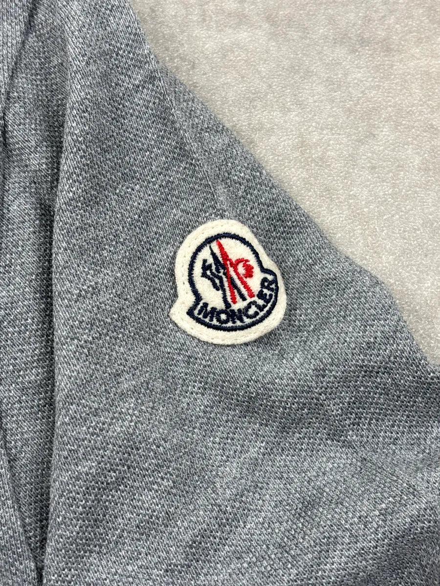 2019 Moncler Grey Logo Patch Polo Edyakcmr 7