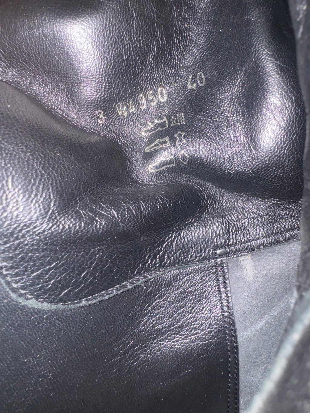 2000s Prada Black Biker Leather Moto Boots (41) - 4