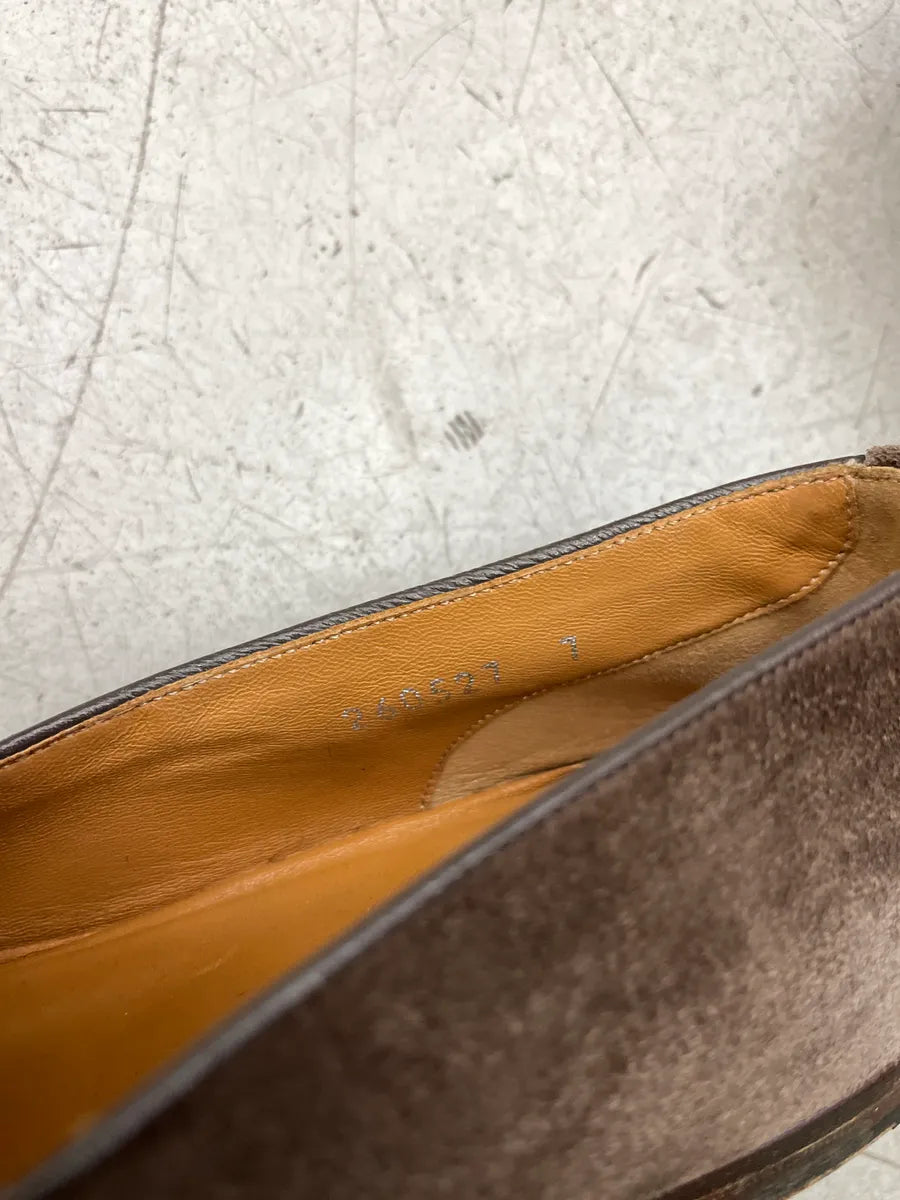 Gucci Horsebit Brown Suede Loafers ElDjmQuU 8