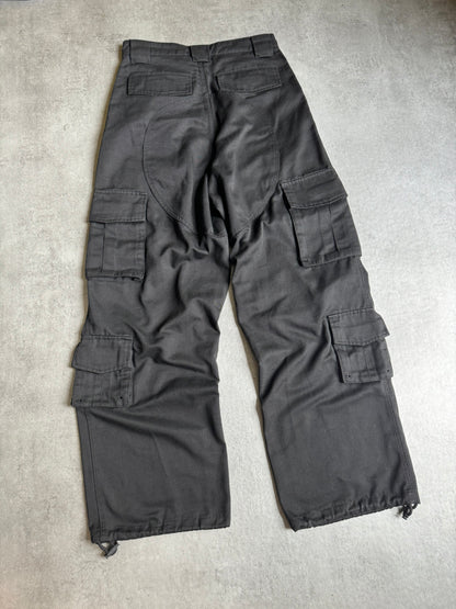 SS2020 Balenciaga Avant-Garde Black Cargo Pants (S) - 5