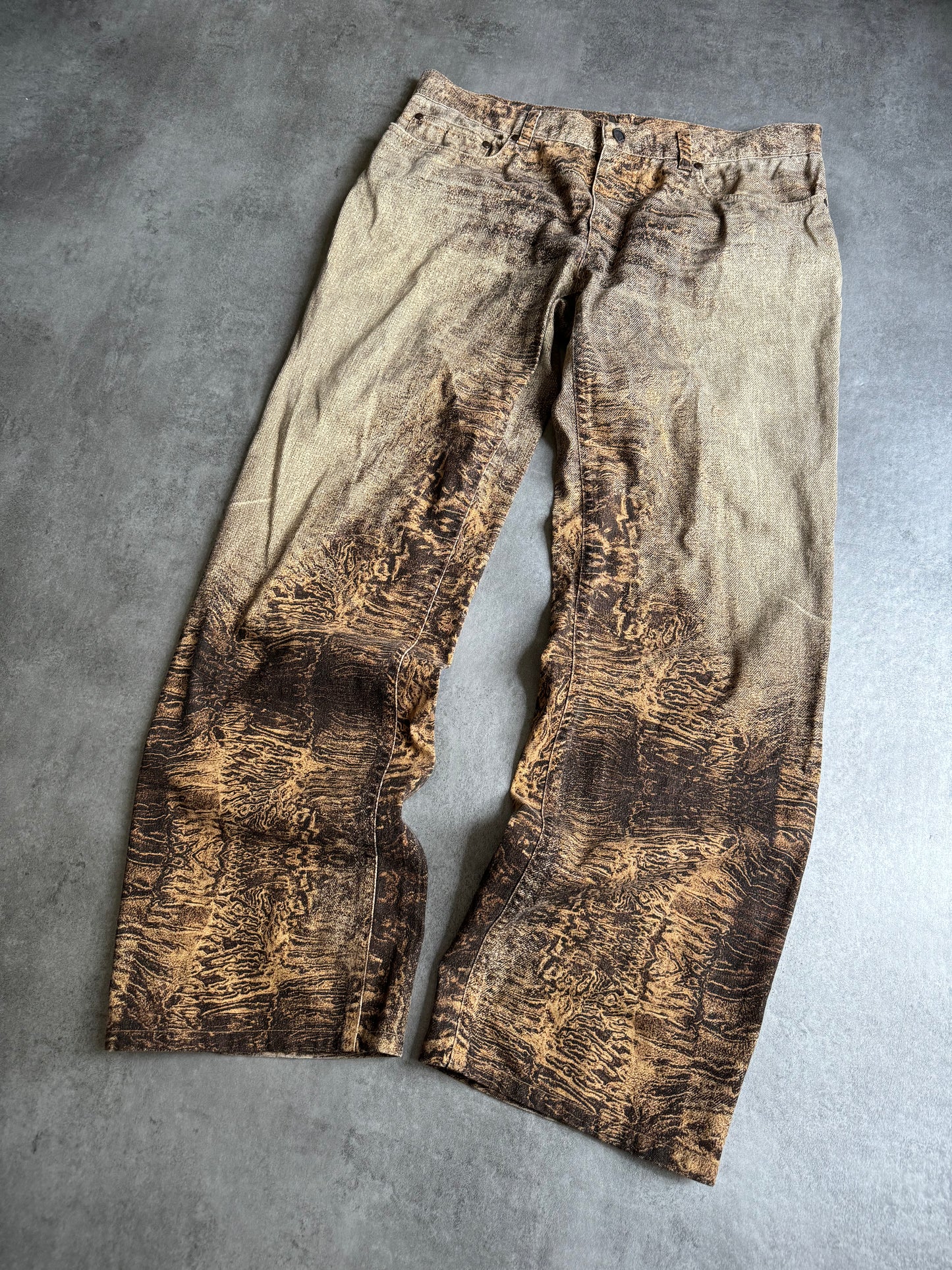 AW2000 Roberto Cavalli Sand Erosion Pants (L) - 5