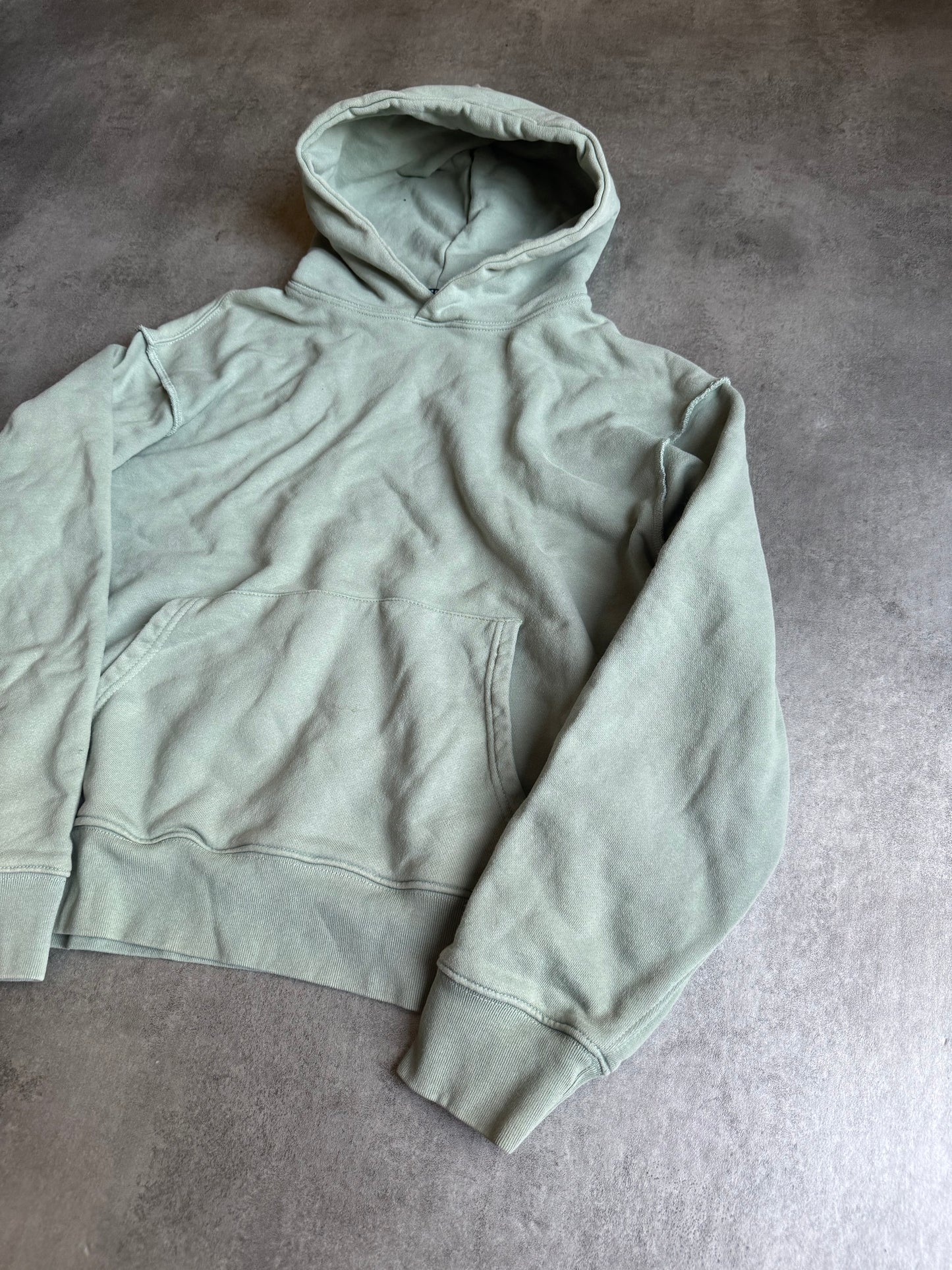 Vuja De Sage Pastel Green Relaxed Hoodie (L) - 8