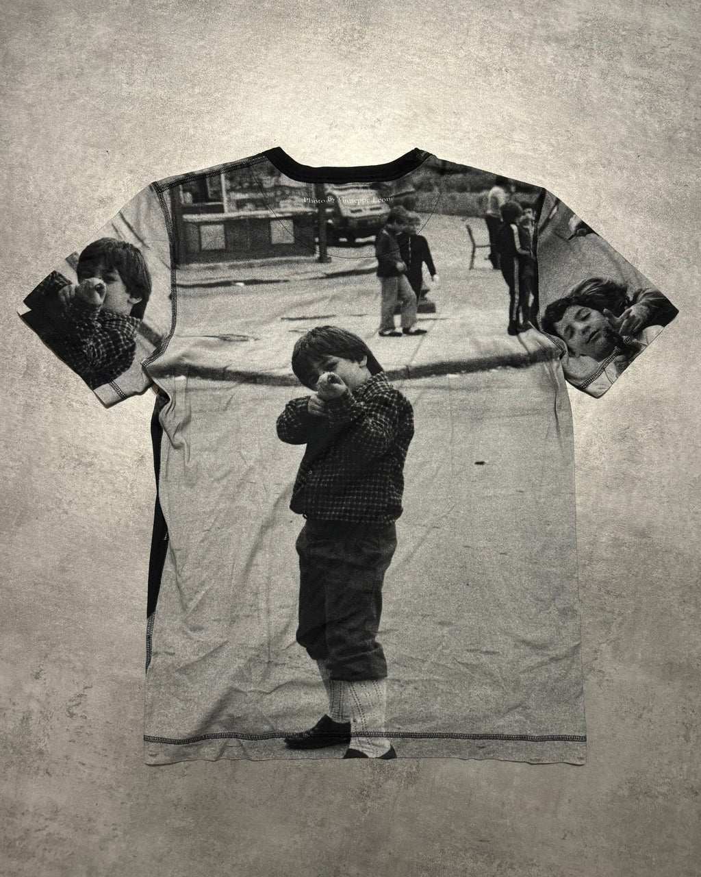Dolce & Gabbana Black & White Rebel Young Children Tee-Shirt (S) - 2