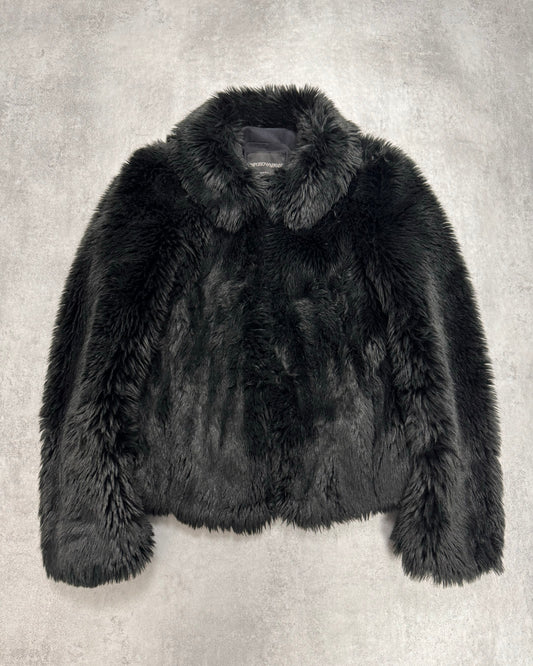 AW2014 Emporio Armani Faux Fur Puffy Jacket (XS/S)