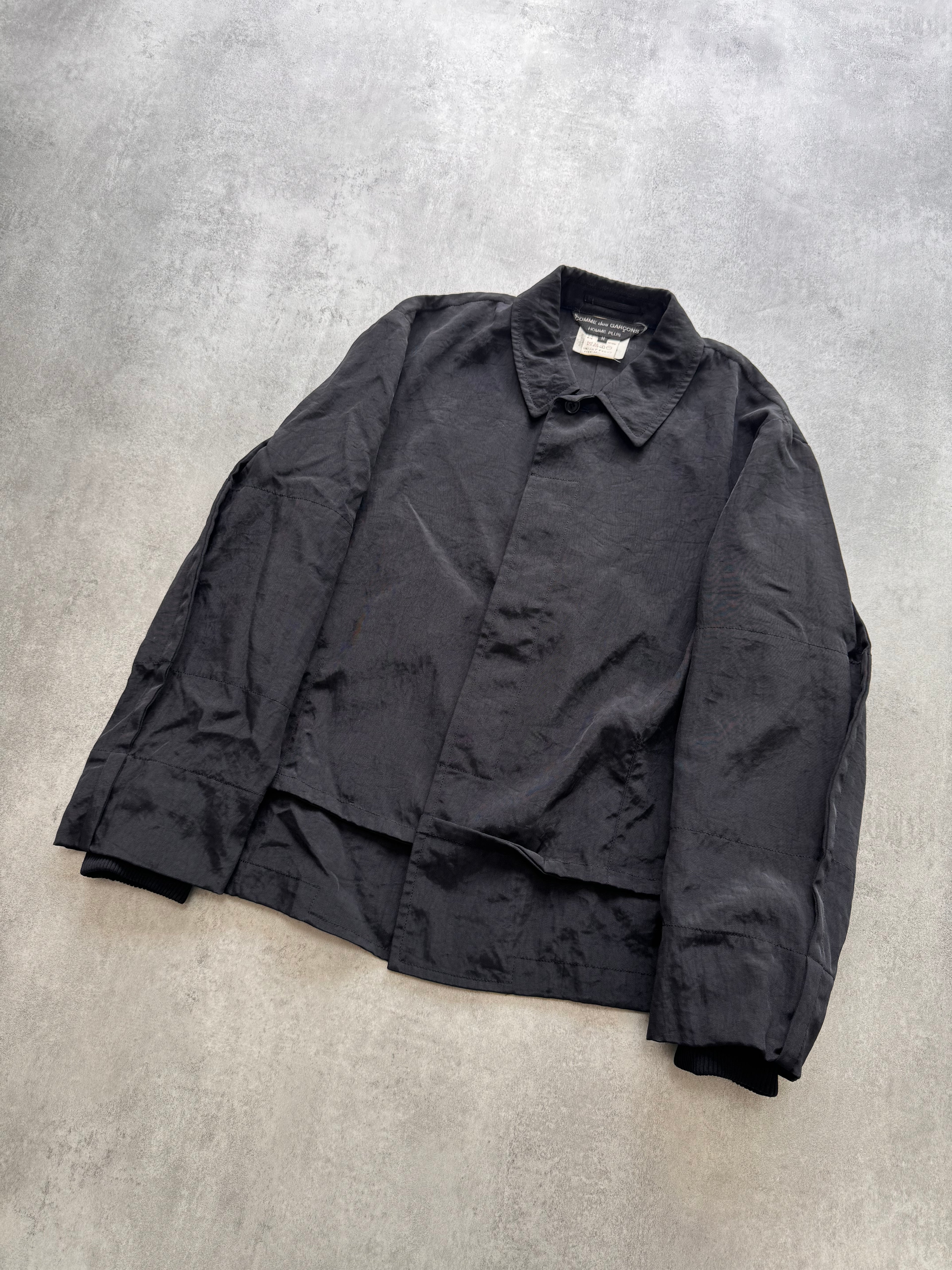 AW1998 Comme Des Garçons Homme Plus Black Nylon Jacket (M)