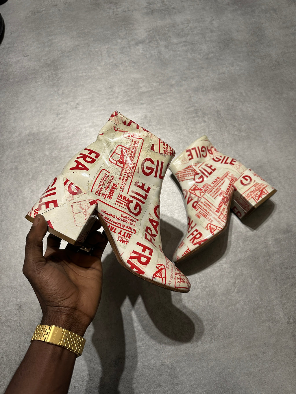 Maison Margiela MM6 Fragile Heel Boots