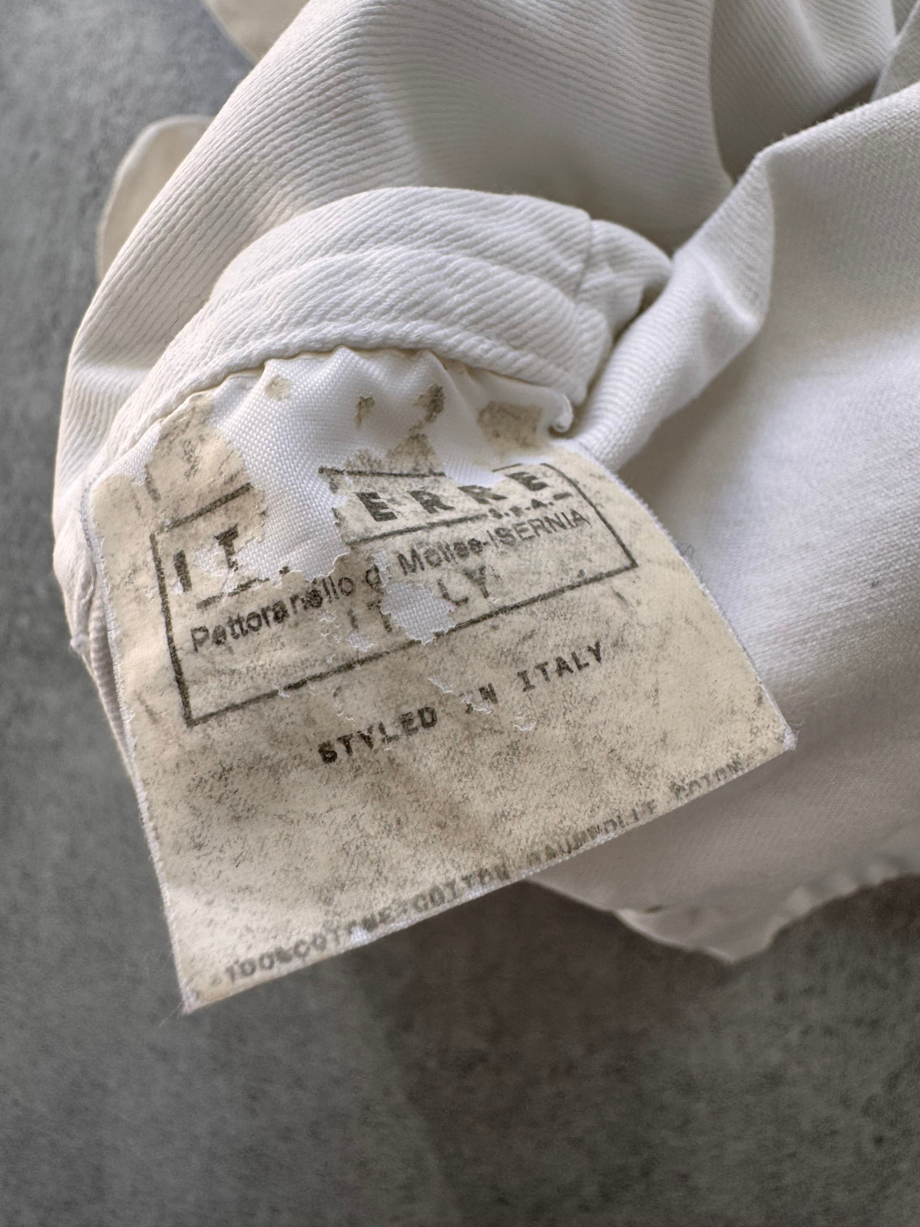 SS2003 Dolce & Gabbana Parachute Cargo Cropped White Jacket