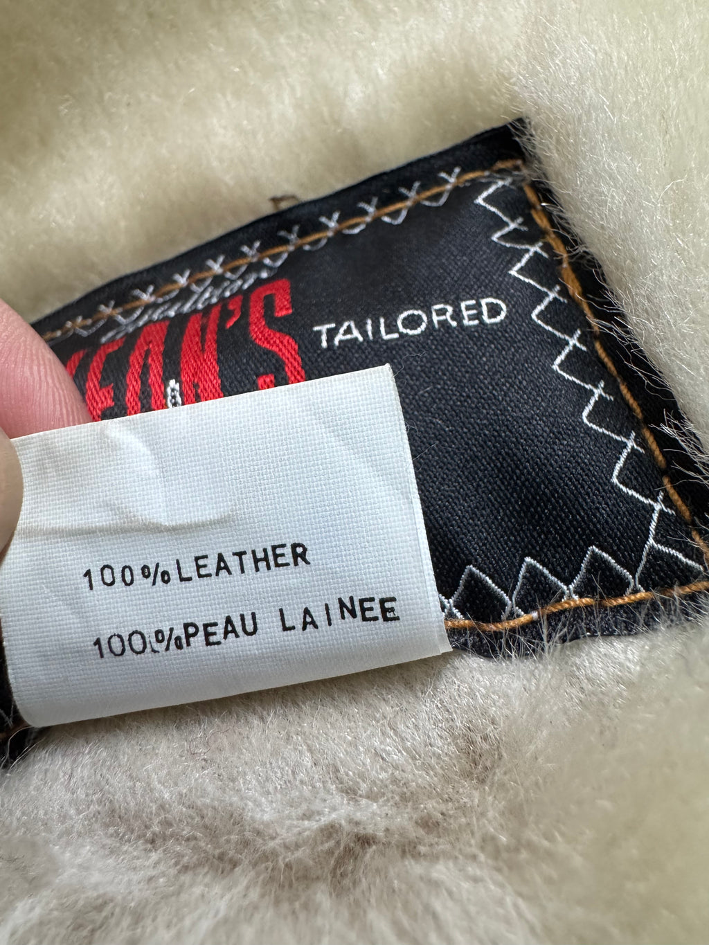 1990s Jean Paul Gaultier Tailored Shearling Leather Jacket