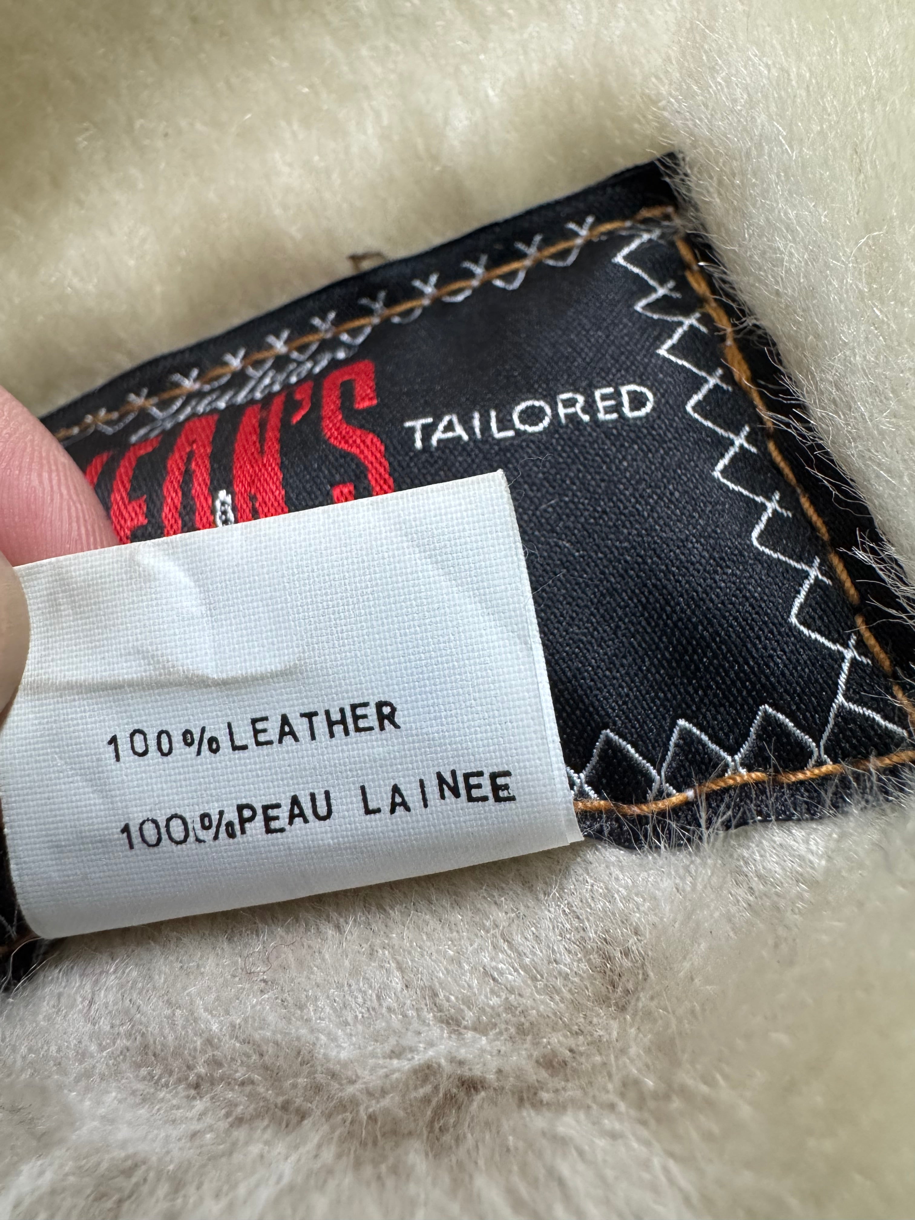 1990s Jean Paul Gaultier Tailored Shearling Leather Jacket