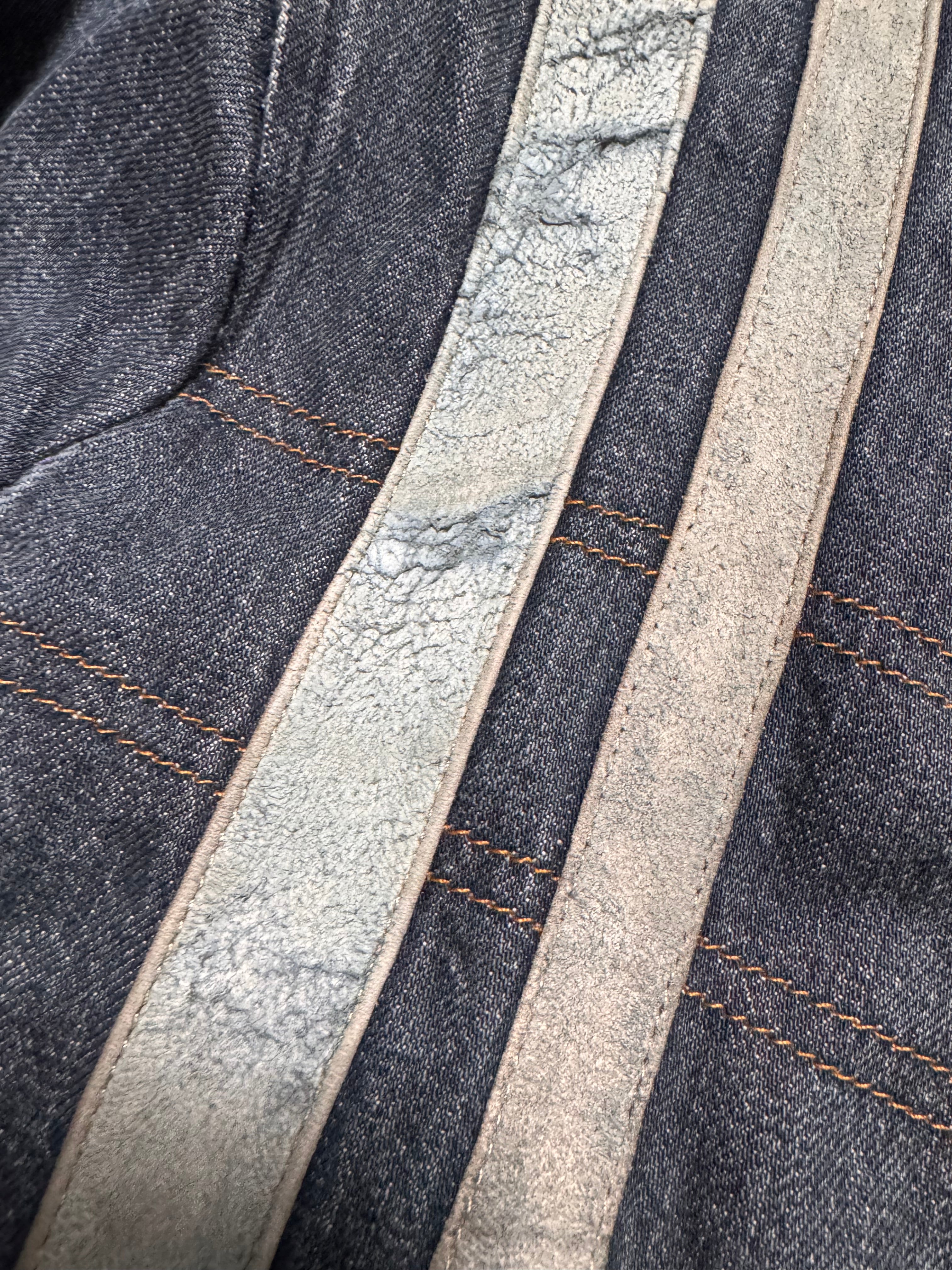 AW2004 Dolce & Gabbana Astro Biker Cafe Denim Jacket