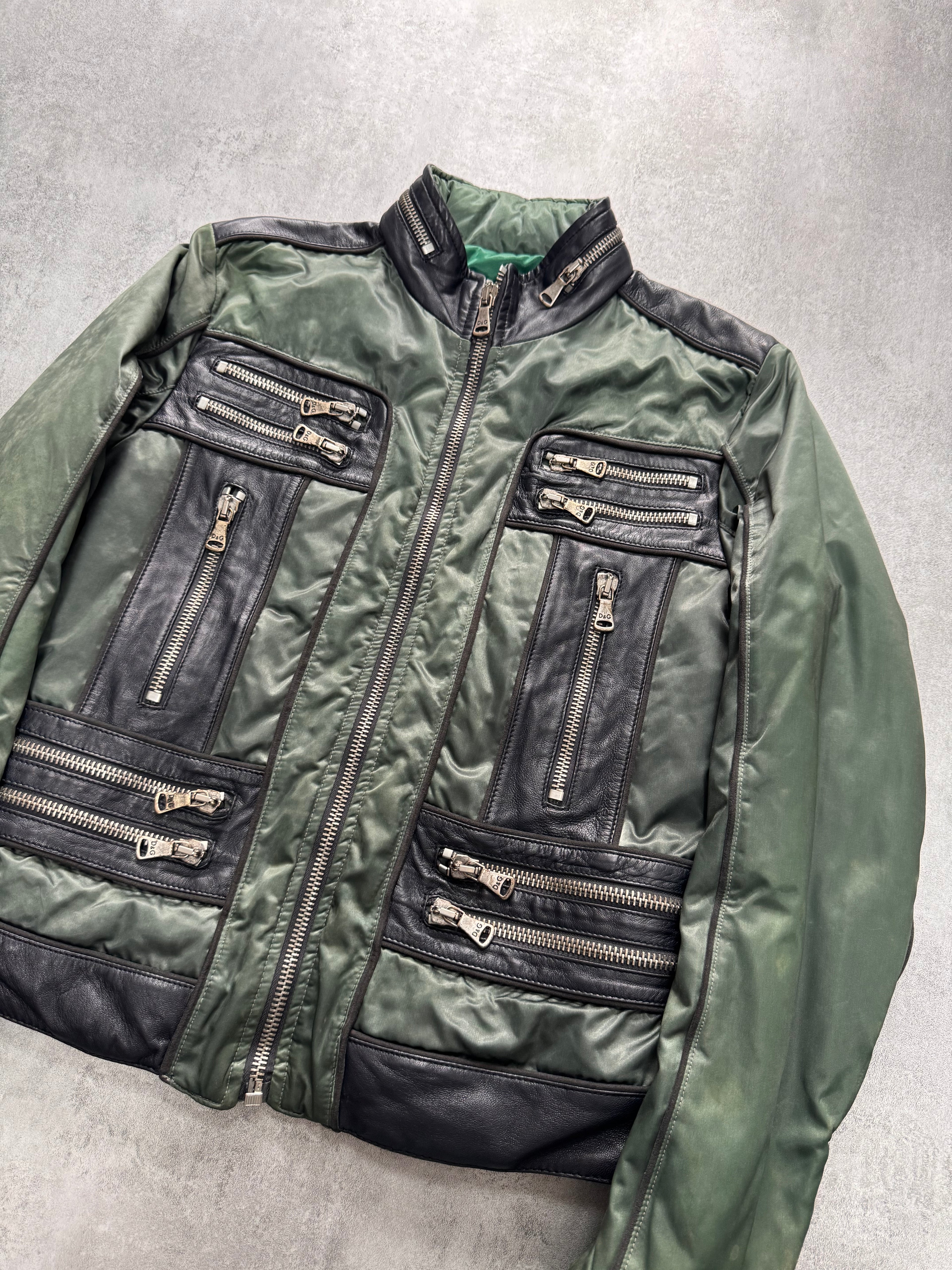 AW2007 Dolce & Gabbana Multi Zips Utility Jacket