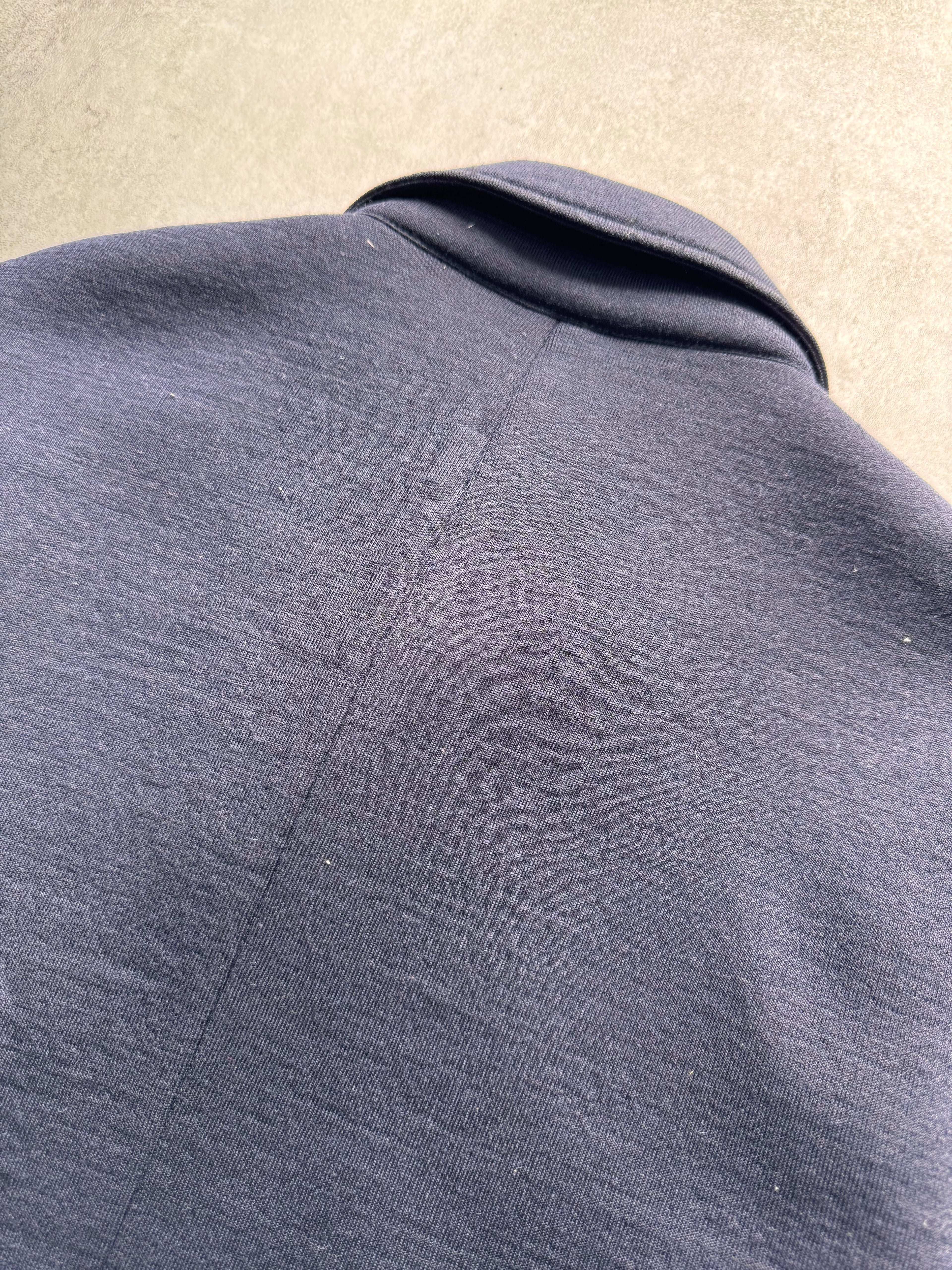 Emporio Armani Navy Asymmetrical Jacket