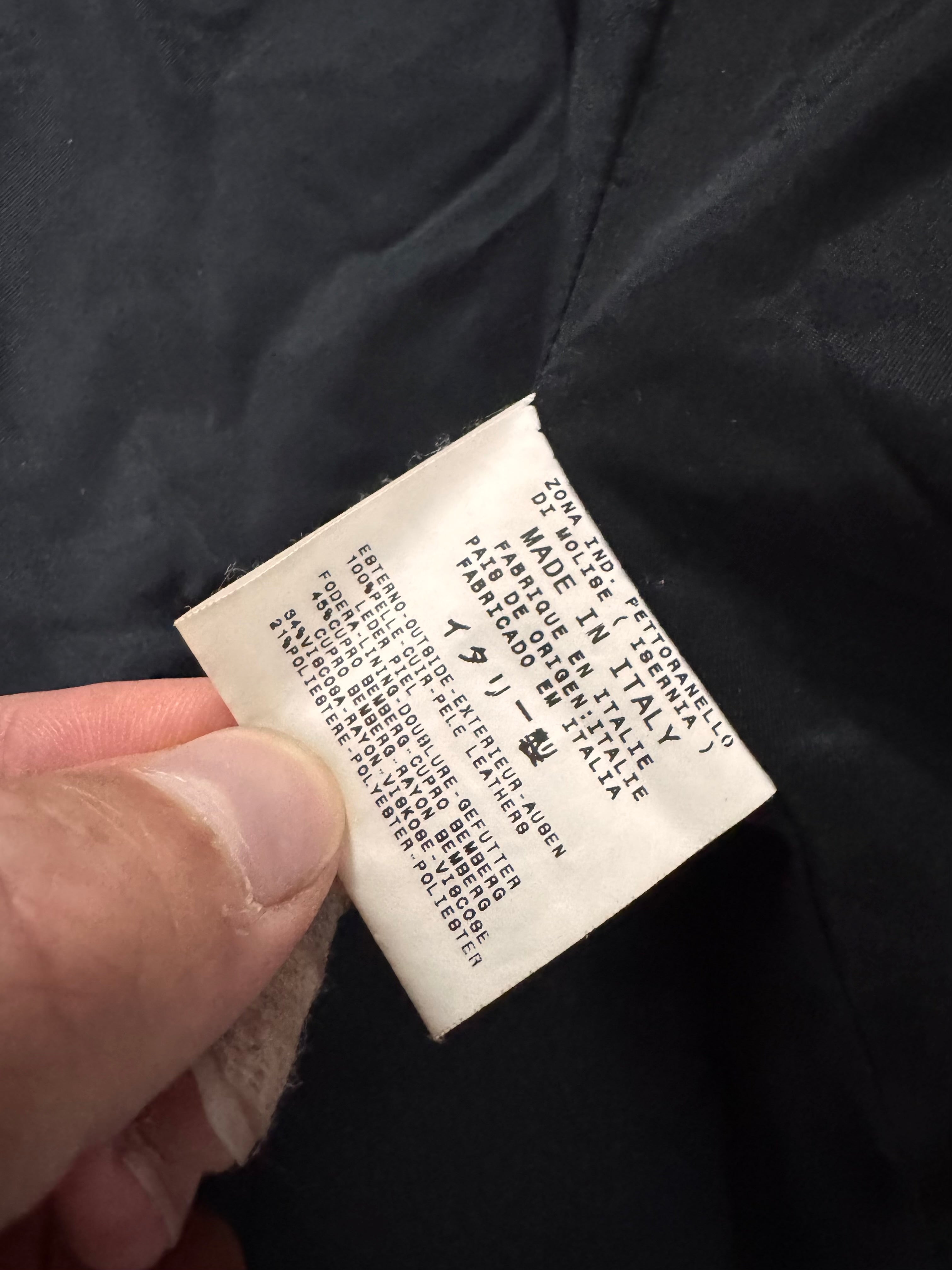 2000s Cavalli Raw Brown Leather Suit Jacket