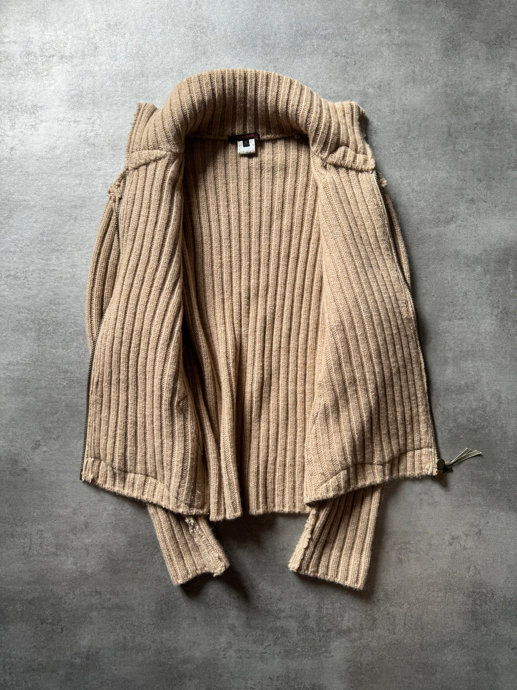 AW2000 Roberto Cavalli Fur Camel Wool Sweater (M/L)