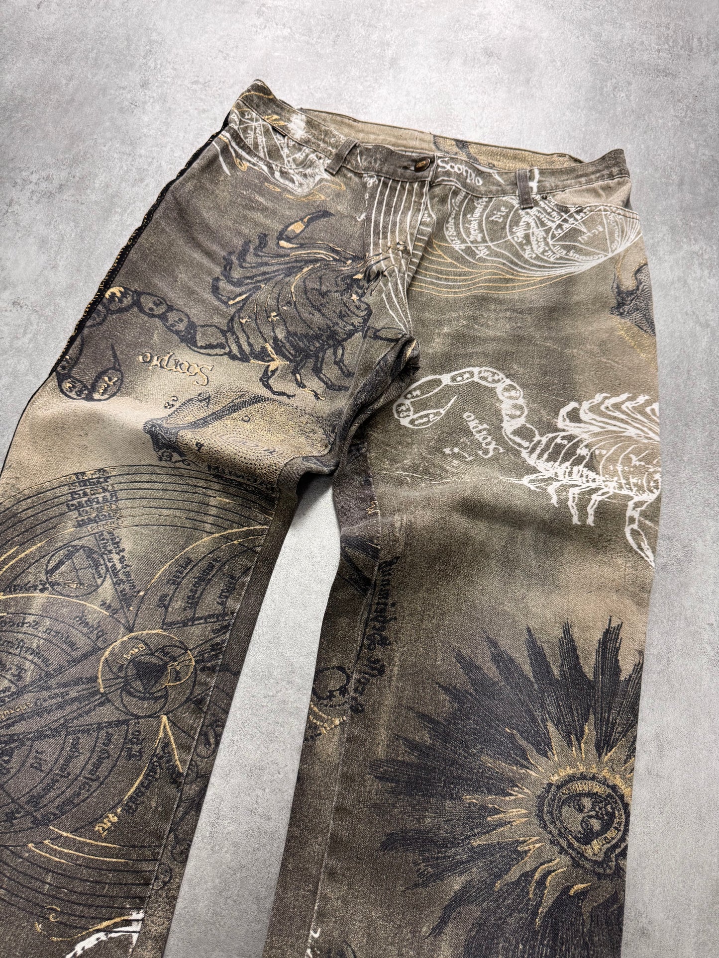 AW2003 Cavalli Astrology Resurrection Pants (S)