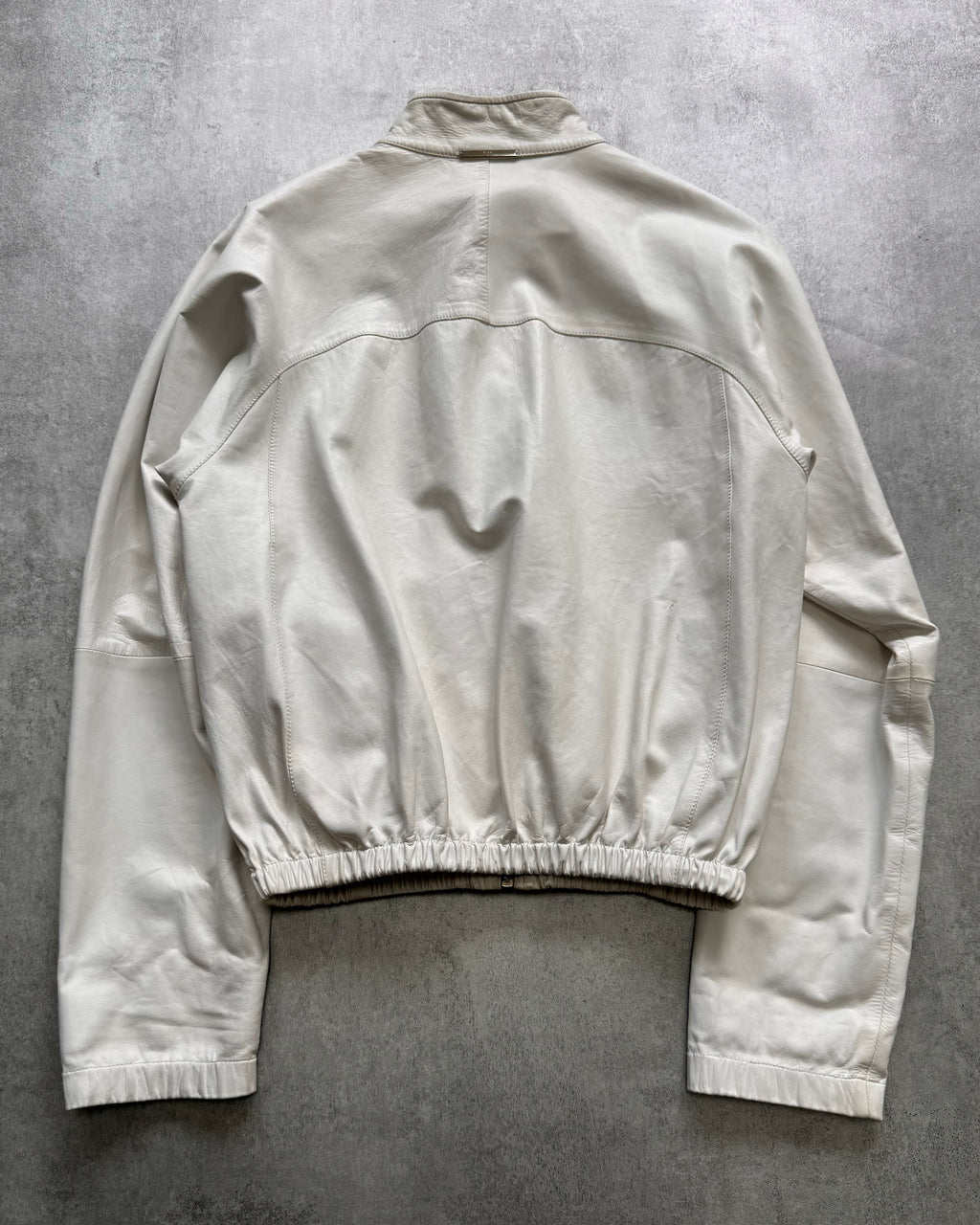 SS2000 Gucci Lambskin Leather Track Jacket