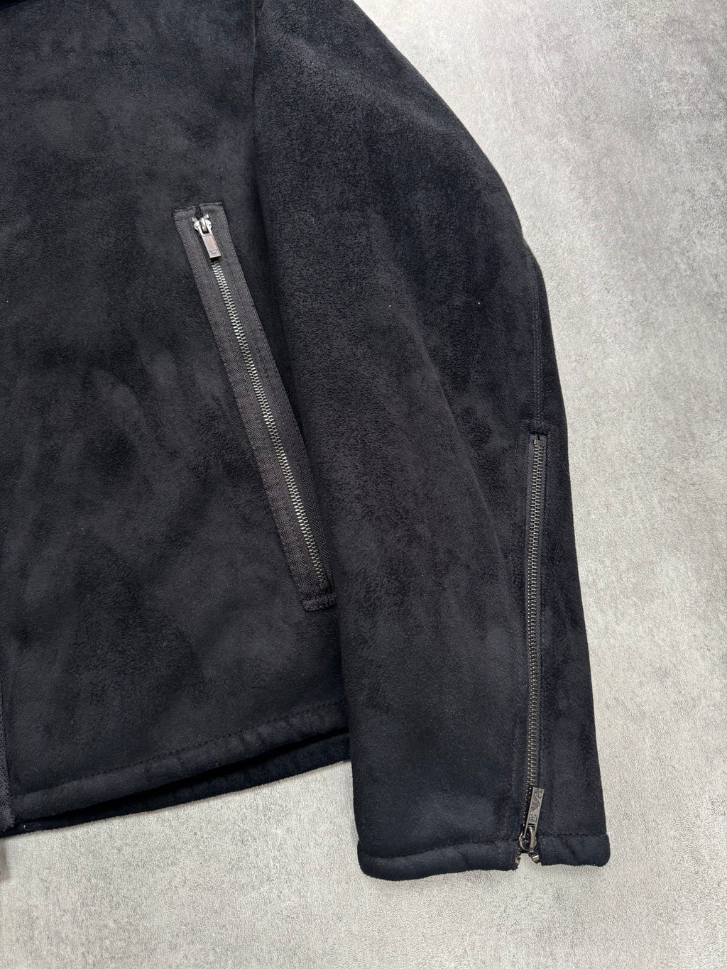 AW2008 Emporio Armani Hooded Soft Black Jacket