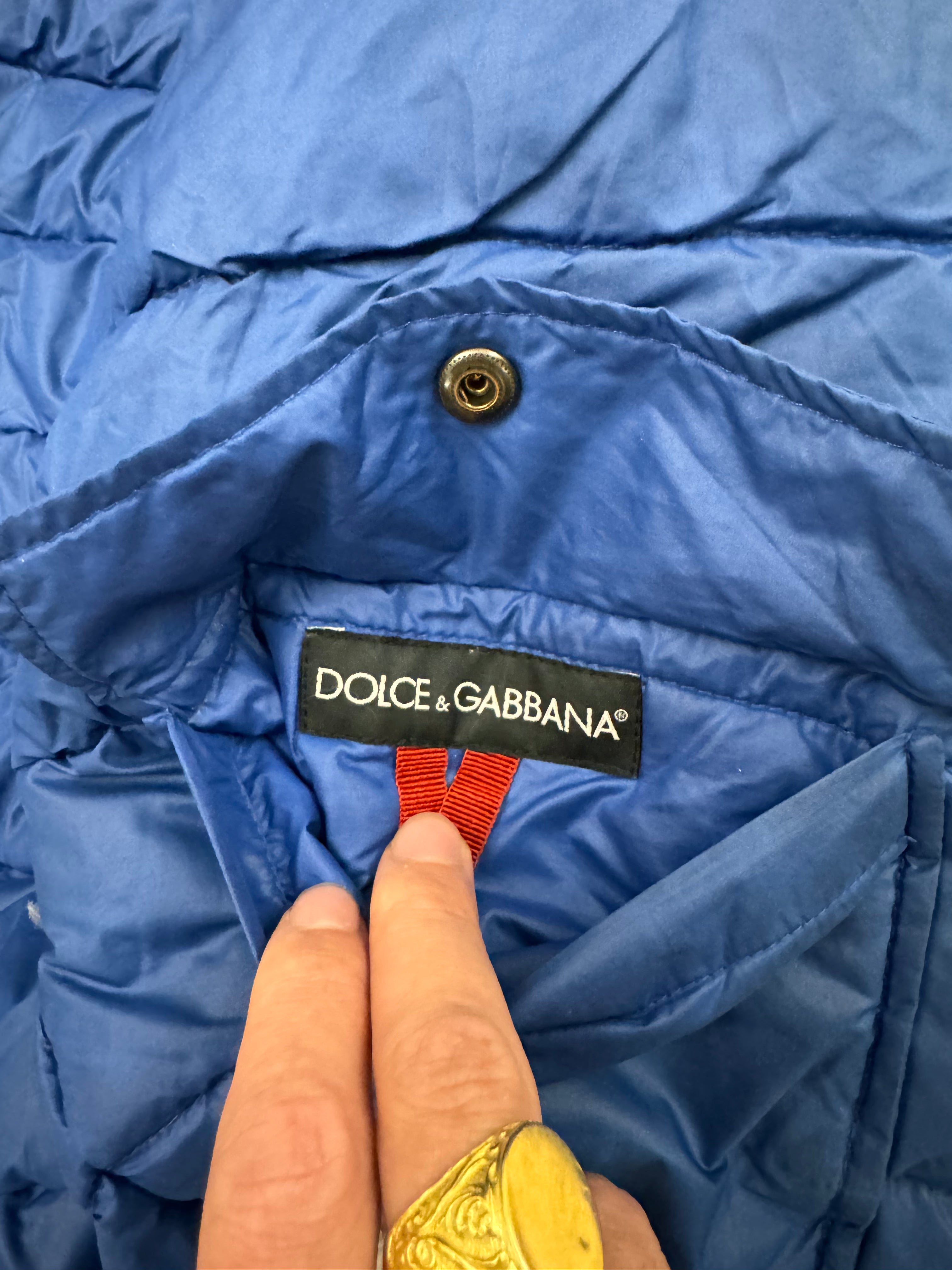 2000s Dolce & Gabbana Reversible Hybrid Puffer Jacket