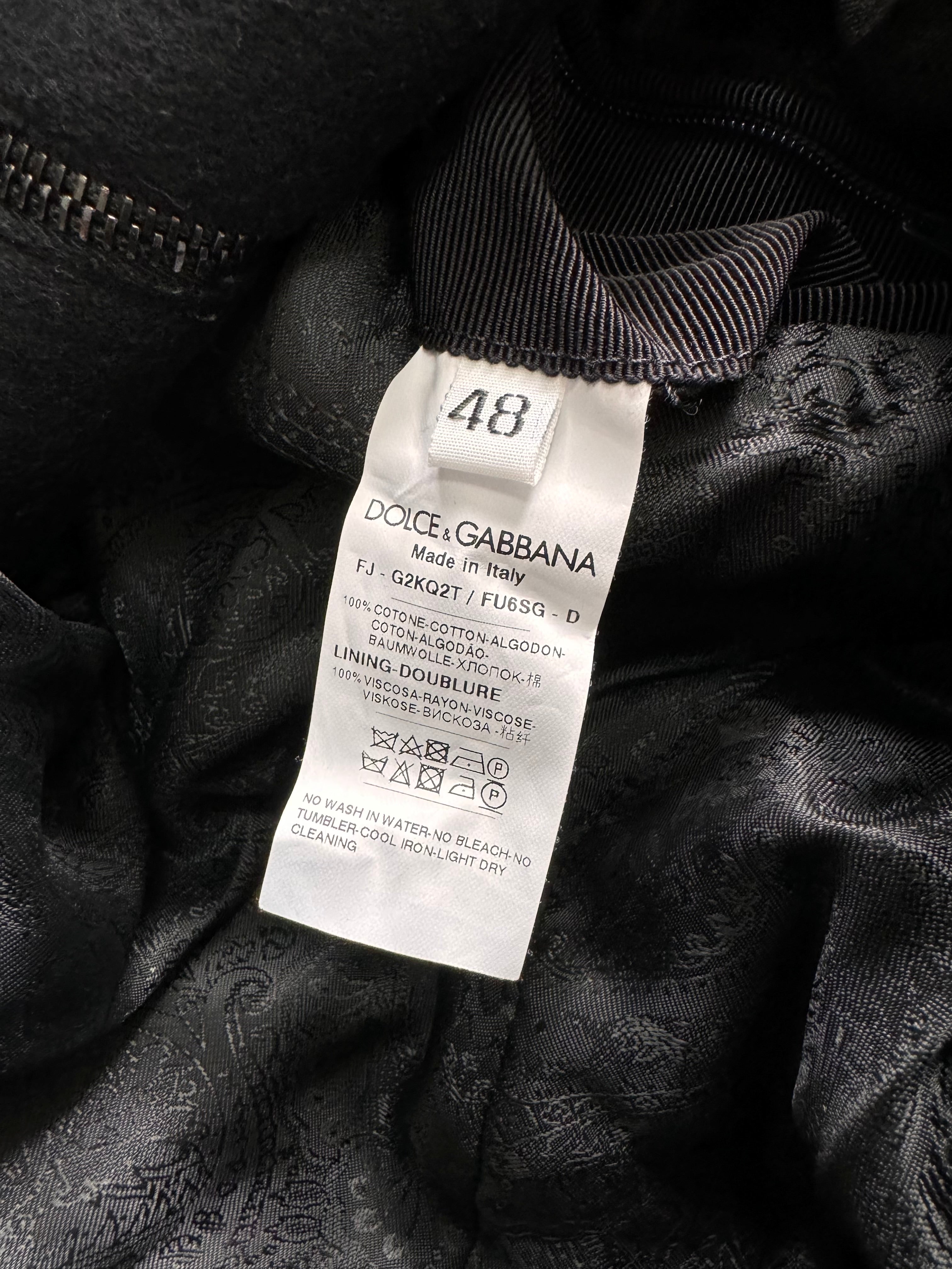 2010s Dolce & Gabbana Sailor Black Jacket
