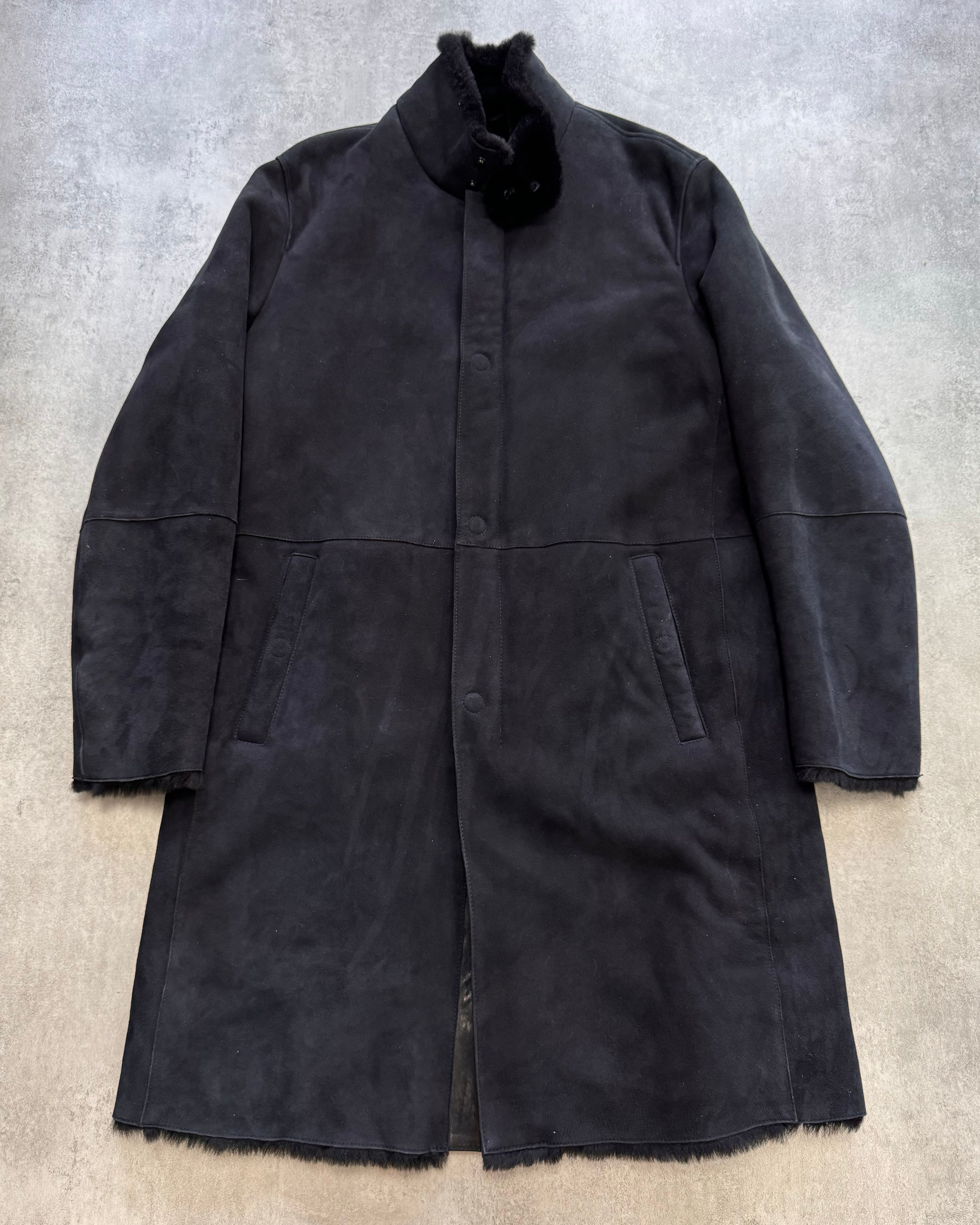 FW2018 Armani Premium Shearling Trench Coat