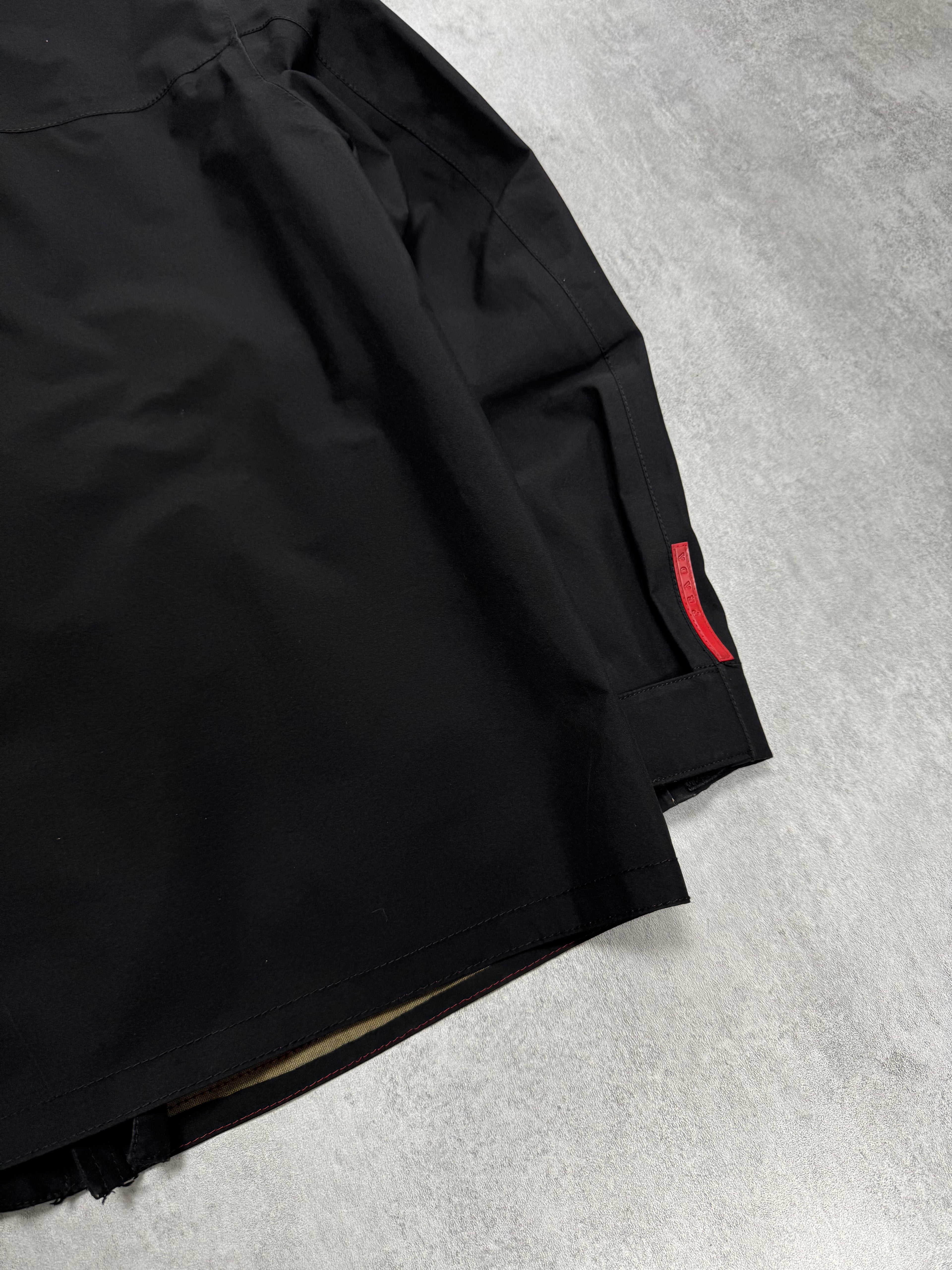 2000s Prada Technical Nylon Black Jacket